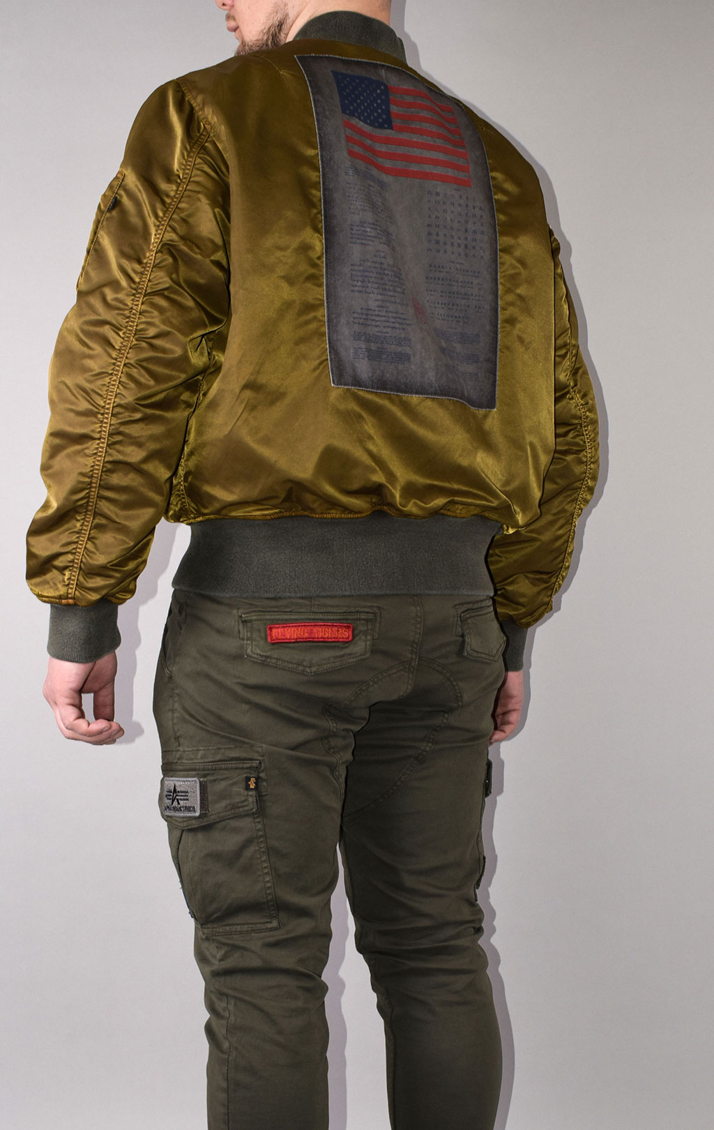 Куртка-бомбер лётная ALPHA INDUSTRIES BLOOD CHIT MA-1 FW 21 m emergency orange 