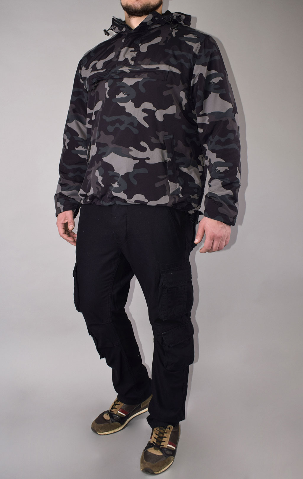 Анорак Surplus WINDBREAKER camo black 