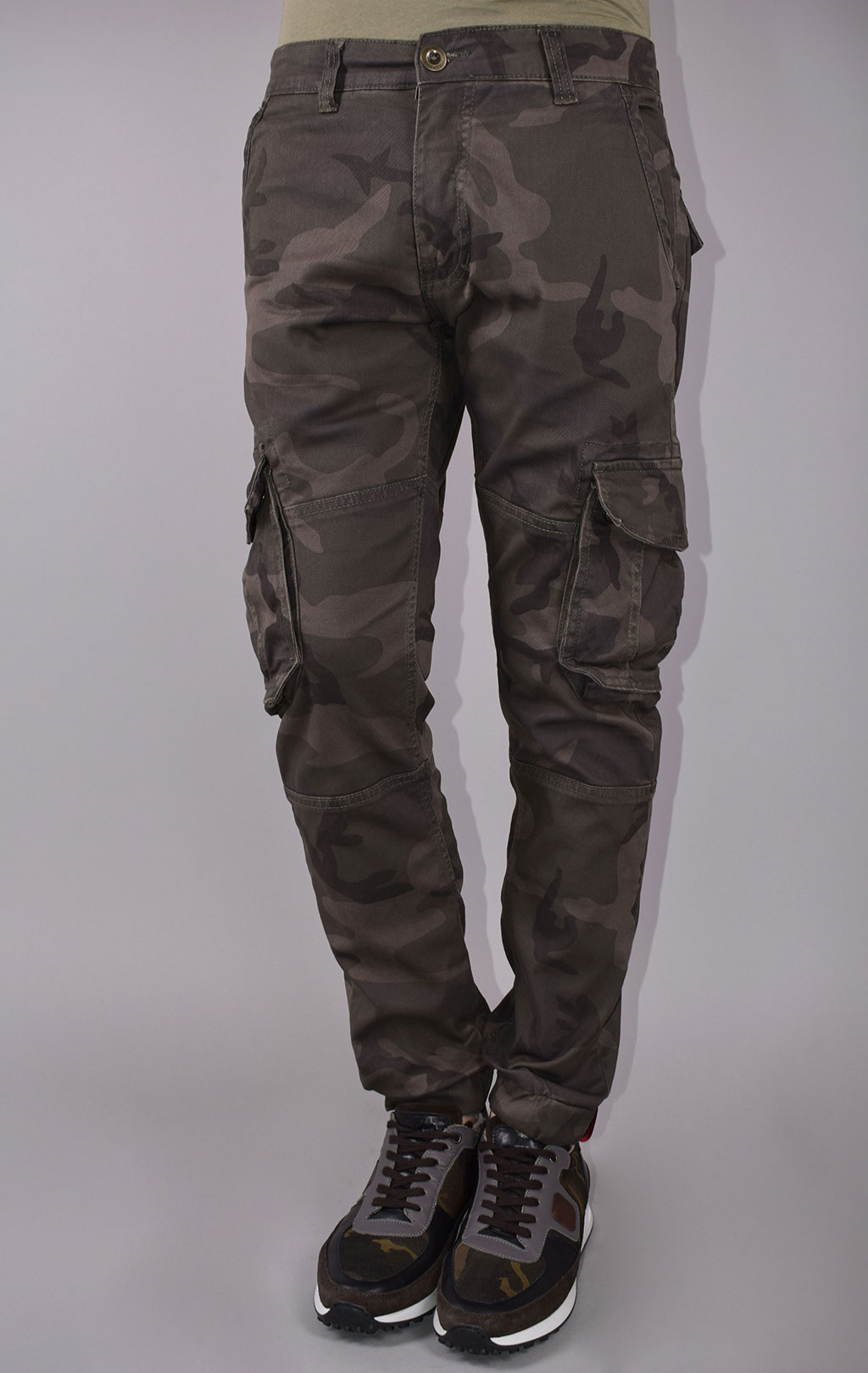 Брюки-карго ALPHA INDUSTRIES ARMY dark olive camo 