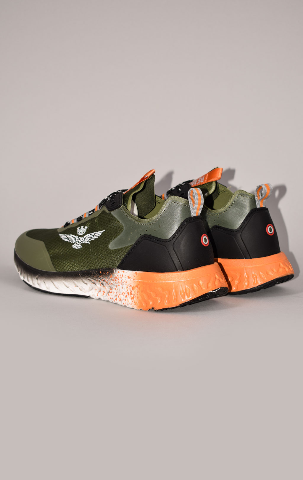 Кроссовки AERONAUTICA MILITARE SS 22 m/CN verde militare (SC 216)