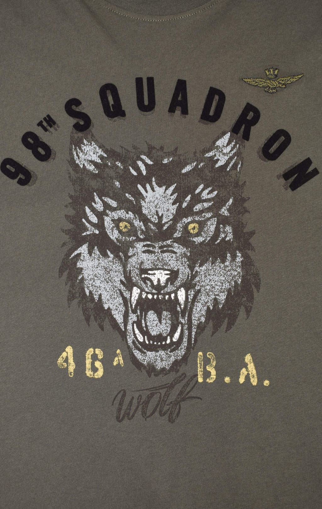 Лонгслив AERONAUTICA MILITARE big size FW 23/24/BD dark green (TS 2139) 