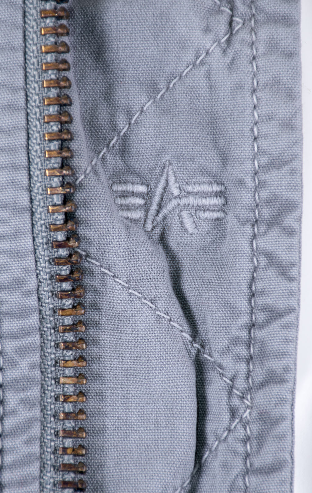 Бомбер-ветровка ALPHA INDUSTRIES US NAVY DECK HOOKED MOD JACKET SS 24 m aircraft gray 