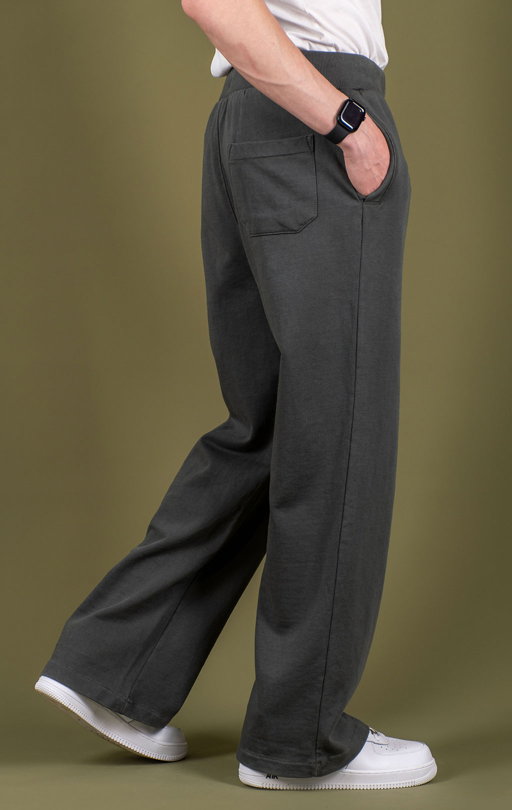 Брюки спортивные джоггеры ALPHA INDUSTRIES ESSENTIAL FRENCH TERRY SWEATPANTS SS 25 m charcoal 