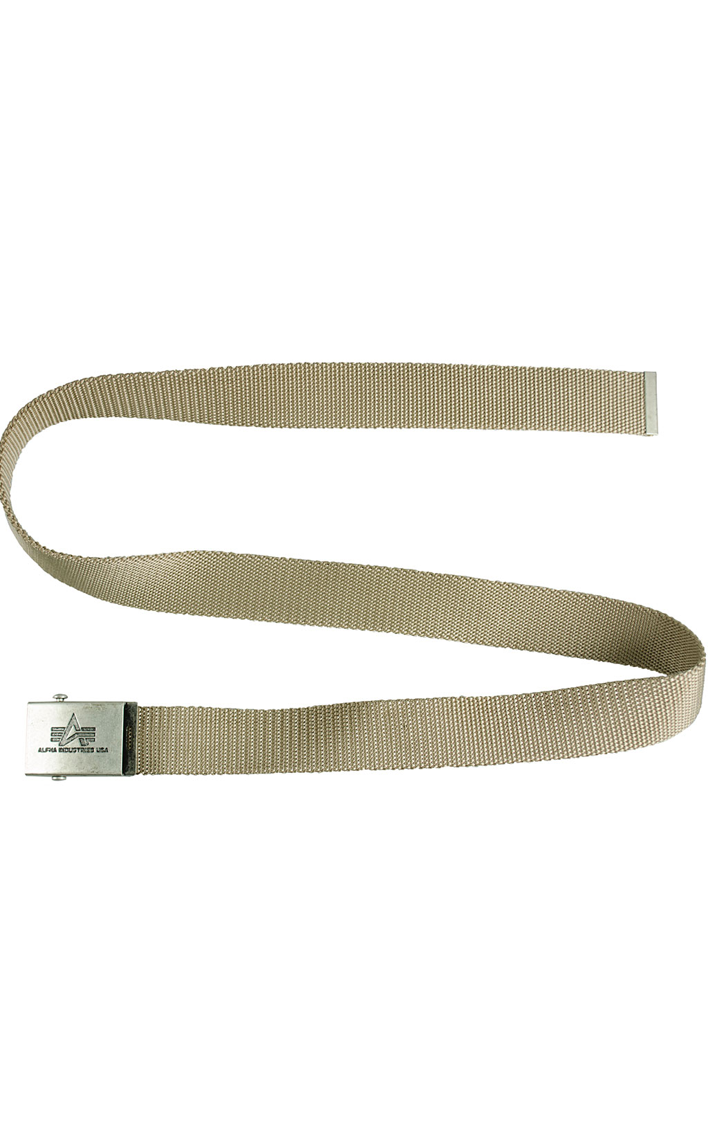 Ремень брючный ALPHA INDUSTRIES HEAVY DUTY BELT 4 cm khaki 