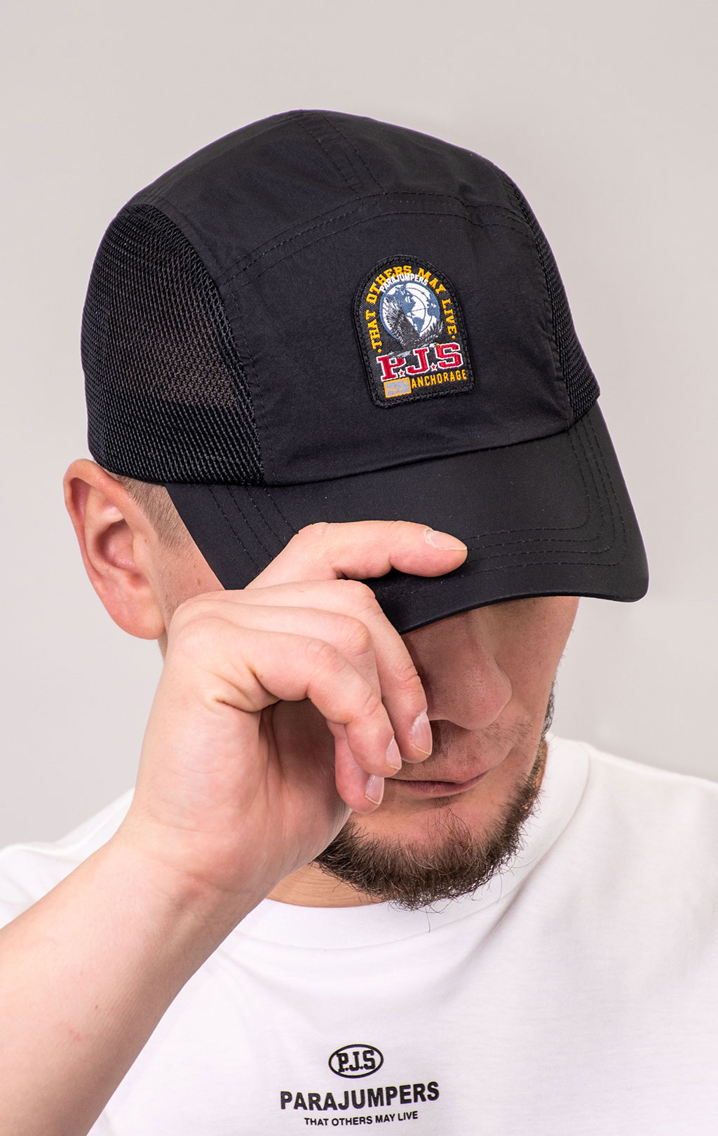 Бейсболка PARAJUMPERS FLY CAP SS 24 black 