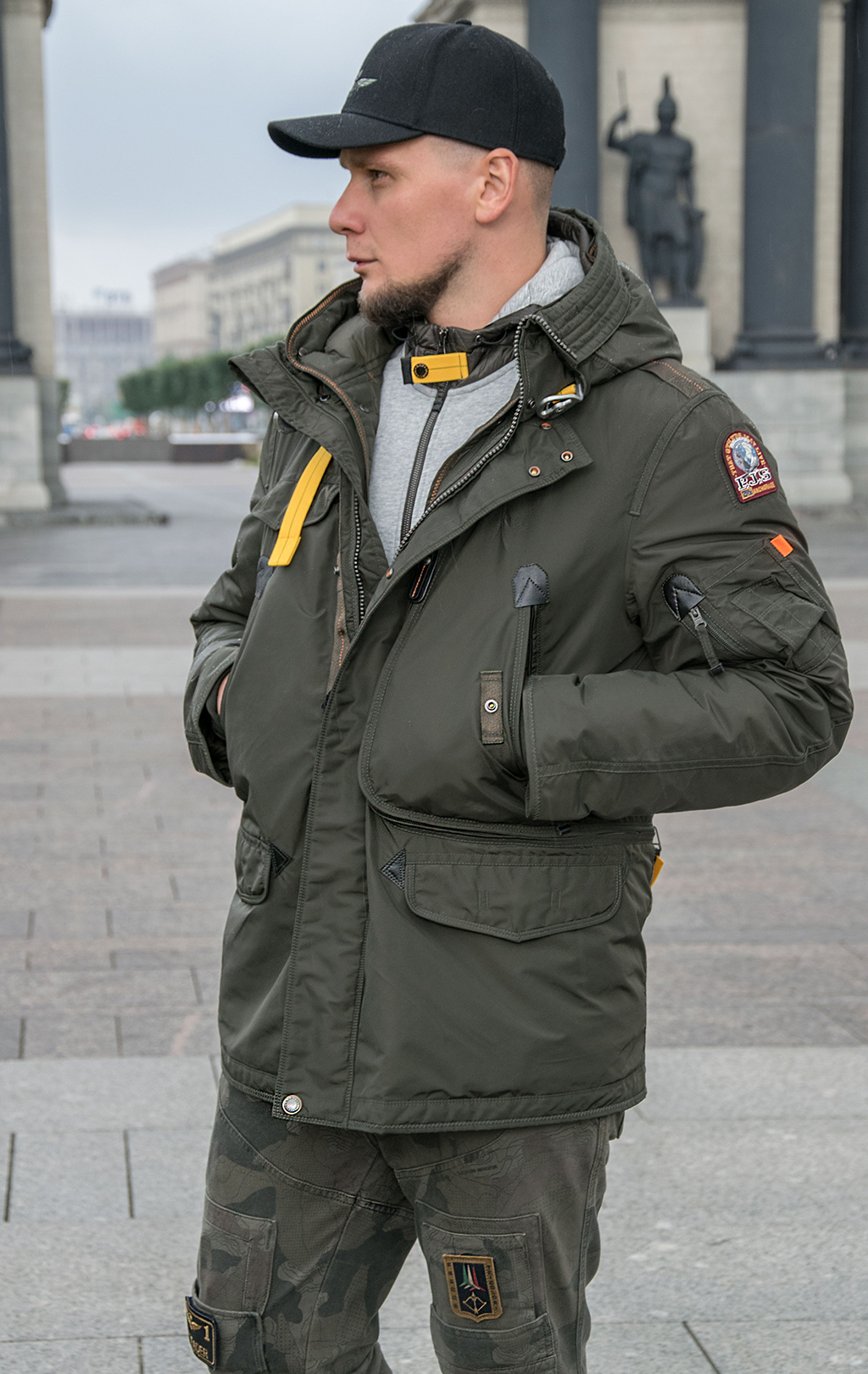 Аляска-пуховик PARAJUMPERS RIGHT HAND ECO FW 21/22 sycamore 