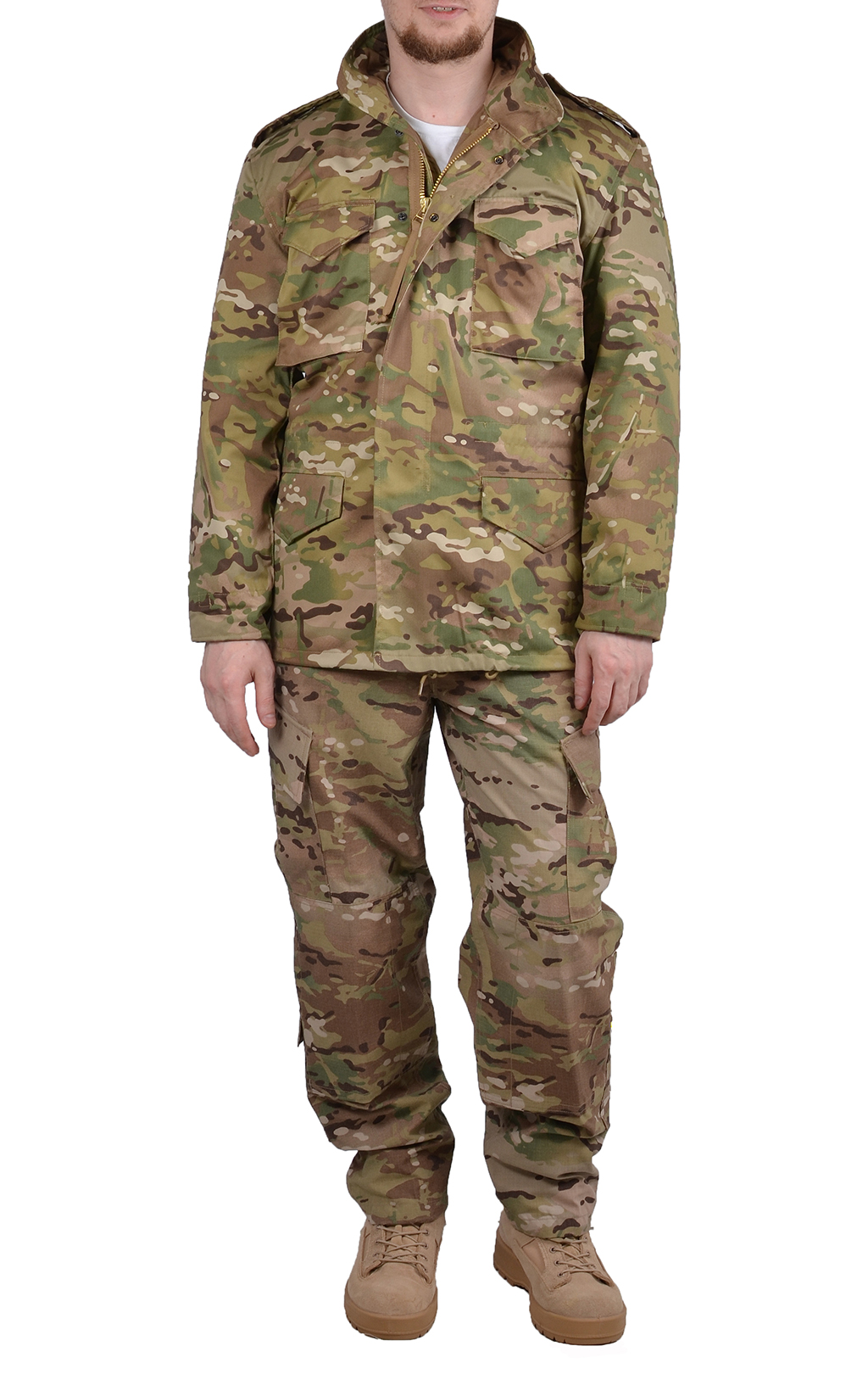 Куртка Mil-Tec CLASSIC M-65 с подстёжкой multicam 