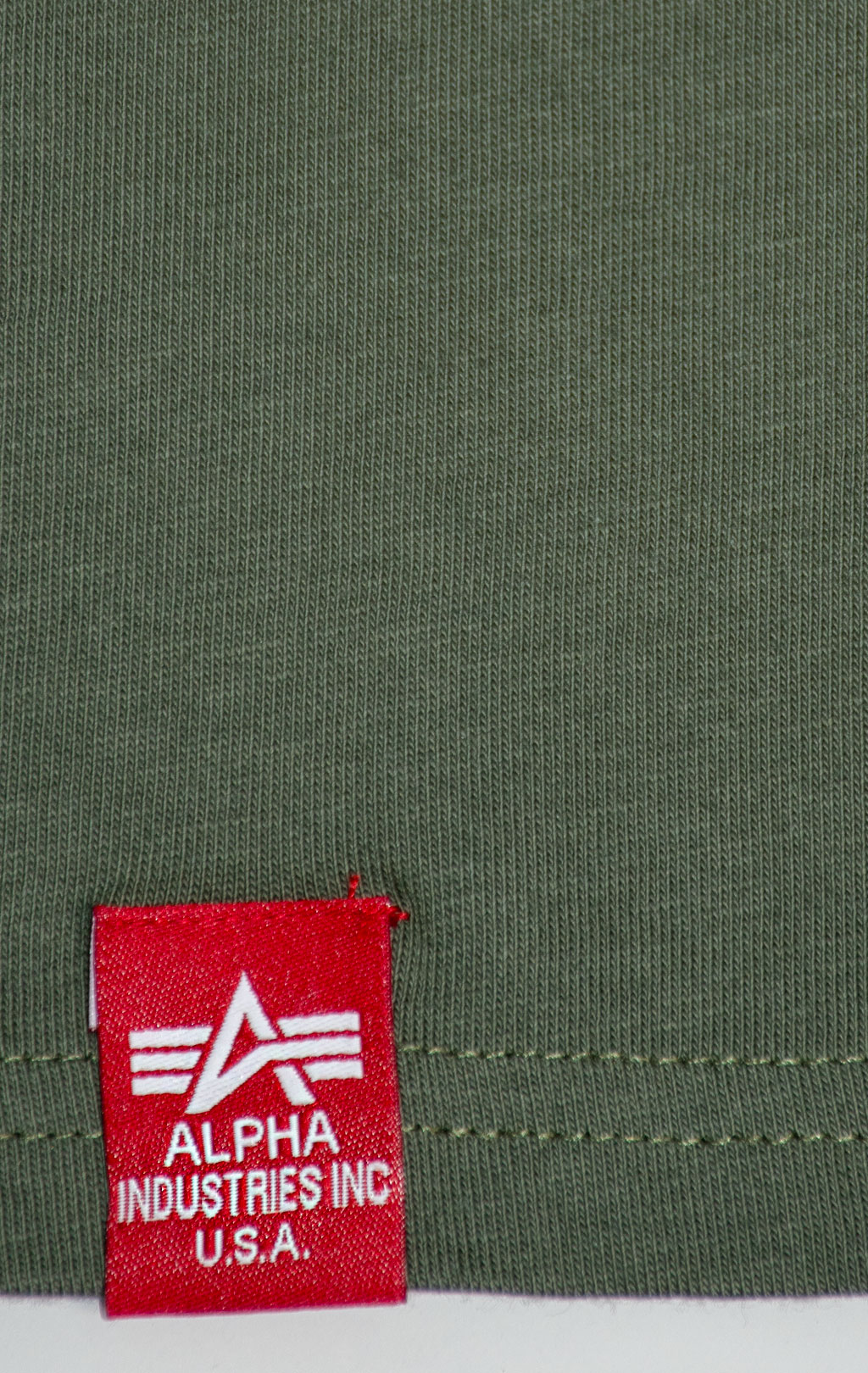 Футболка ALPHA INDUSTRIES EMB T dark olive 