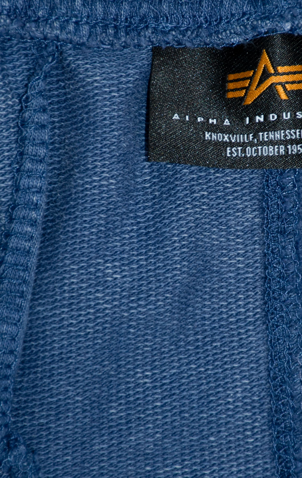 Шорты трикотажные ALPHA INDUSTRIES TERRY DYED SHORT SS 25 m rep. blue 