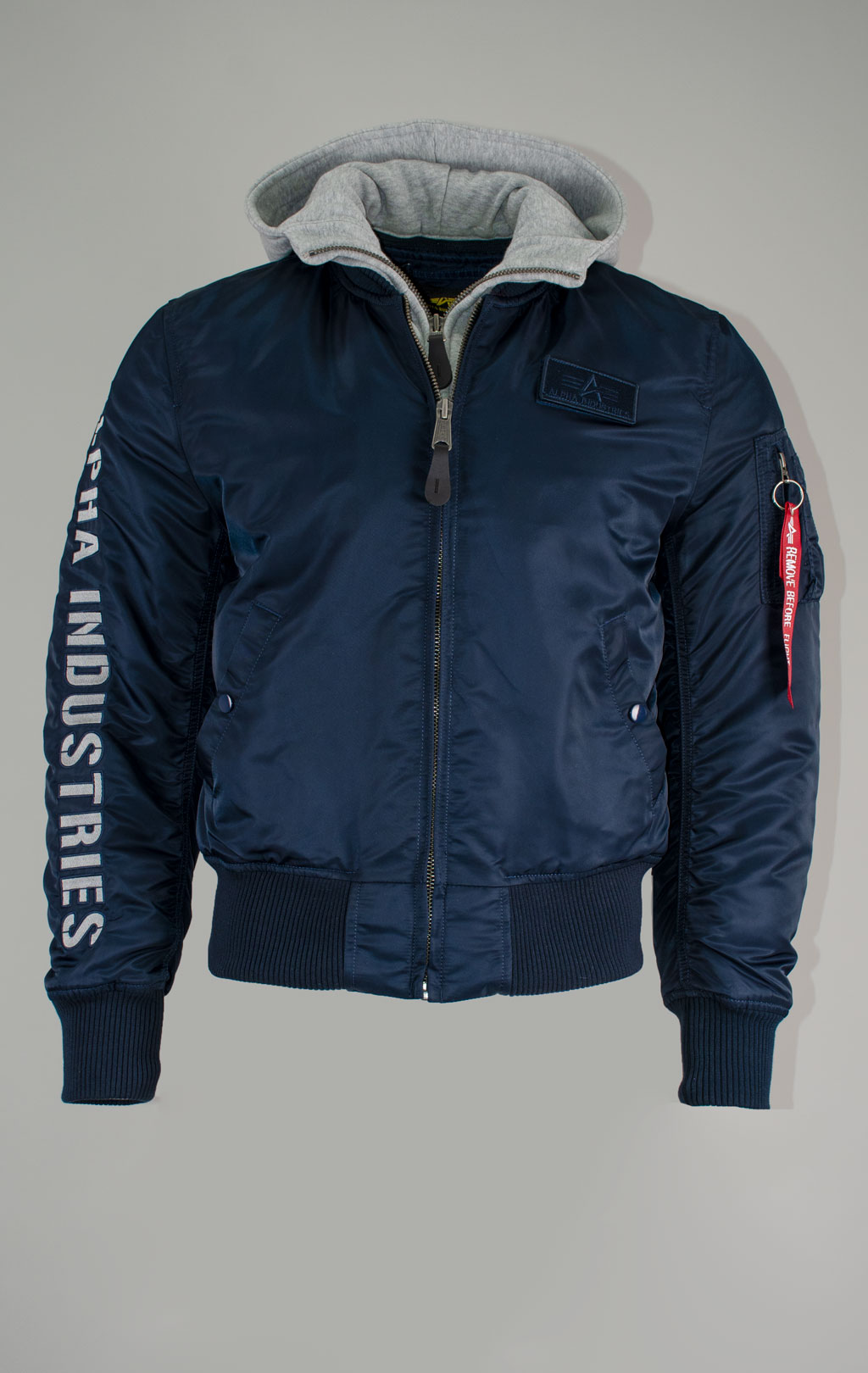 Куртка-бомбер лётная ALPHA INDUSTRIES D-Tec SE MA-1 ultra navy 