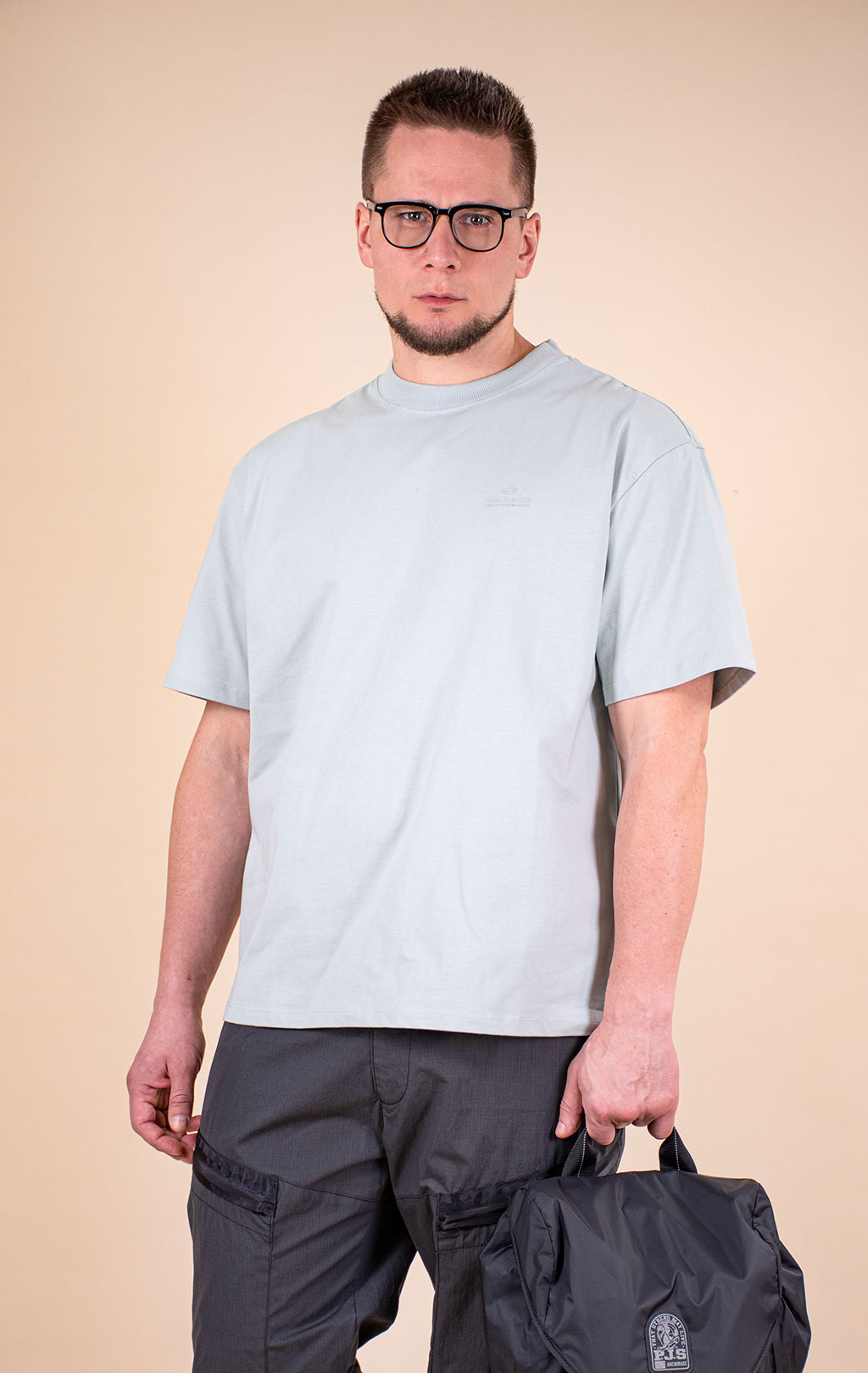 Футболка PARAJUMPERS REG TEE плотная SS 26 fresh grey 