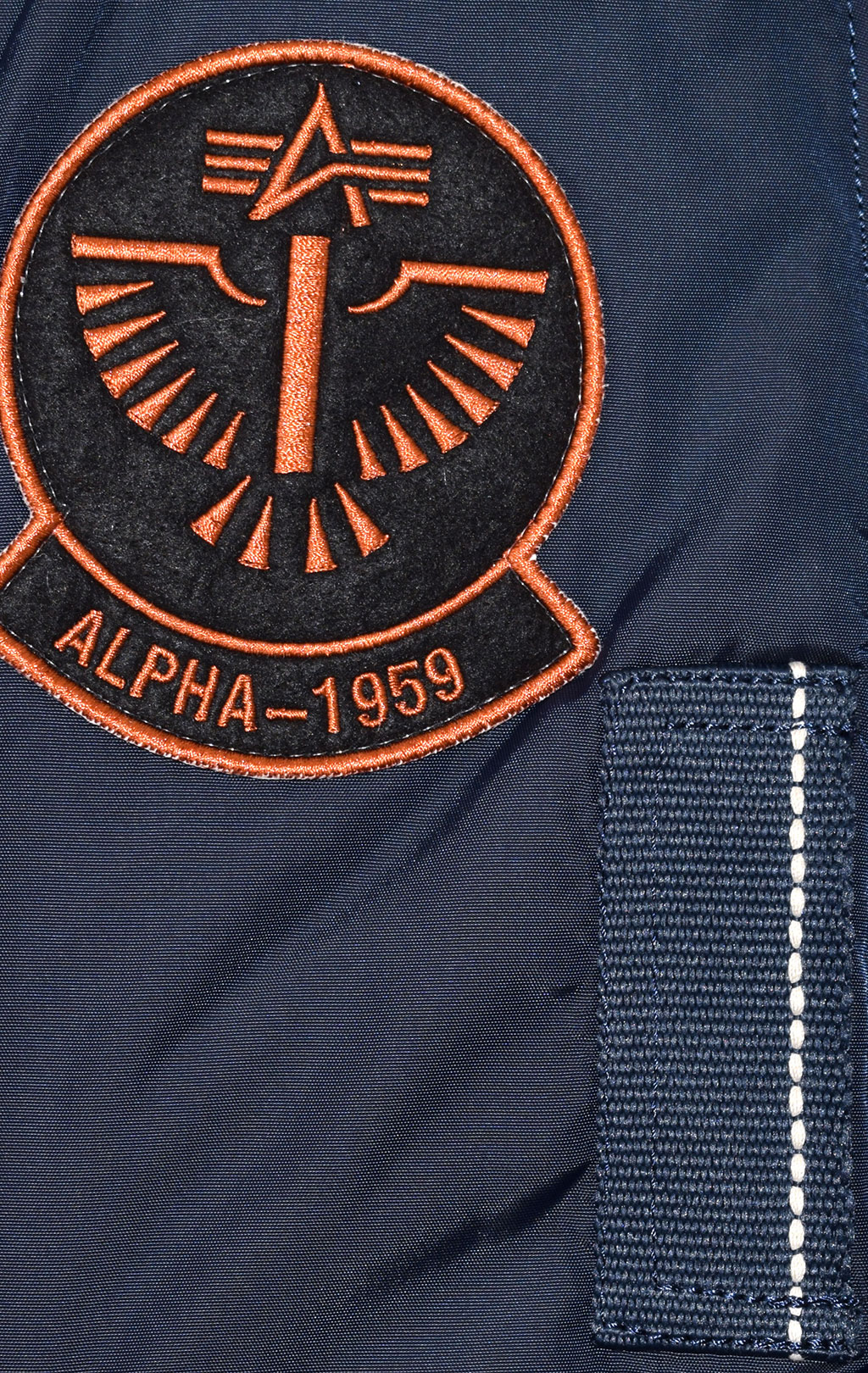 Женская куртка-пилот ALPHA INDUSTRIES INJECTOR-III PATCH rep. blue 