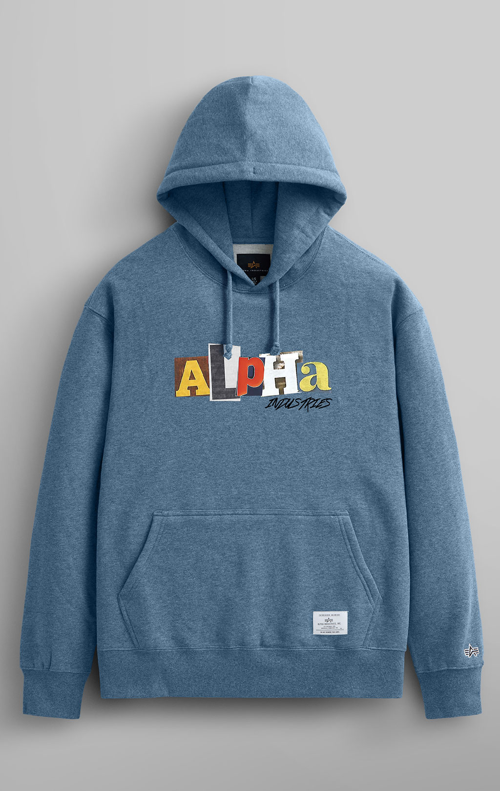 Толстовка ALPHA INDUSTRIES ALPHA RANSOM HOODIE SS 24 m copen blue 