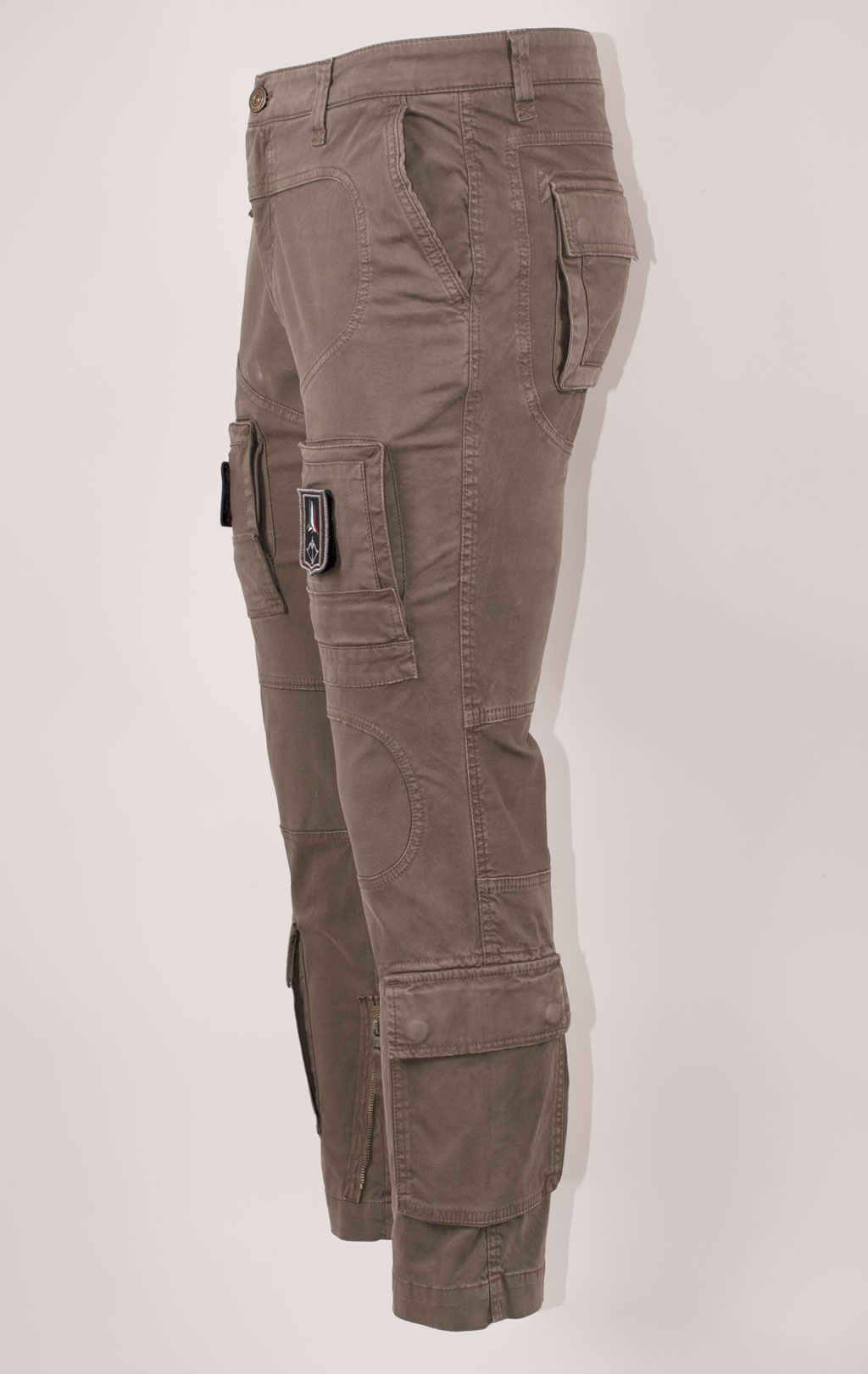Брюки-карго AERONAUTICA MILITARE ANTI-G плотные FW 24/25/AL light mud (PA 1557) 