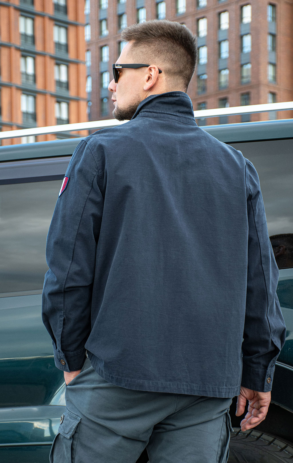 Куртка-рубашка AERONAUTICA MILITARE FW 26/27/IN dark blue (AC 0045) 