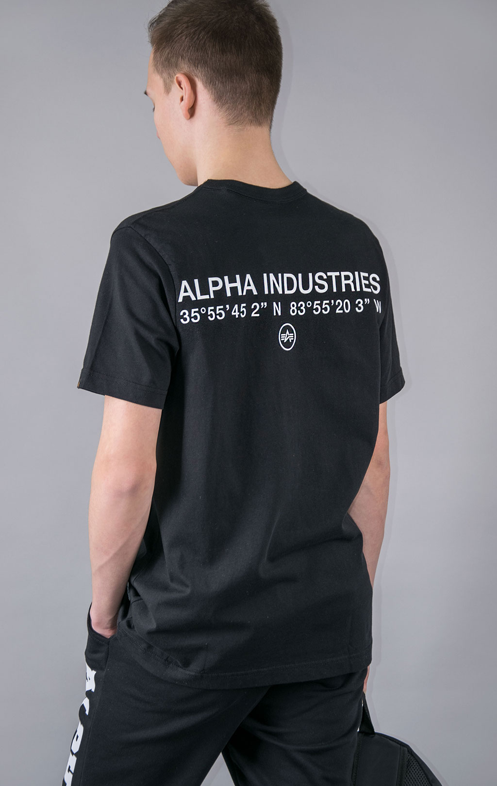 Футболка ALPHA INDUSTRIES ALPHA CODE GRAPHIC TEE SS 23 black 