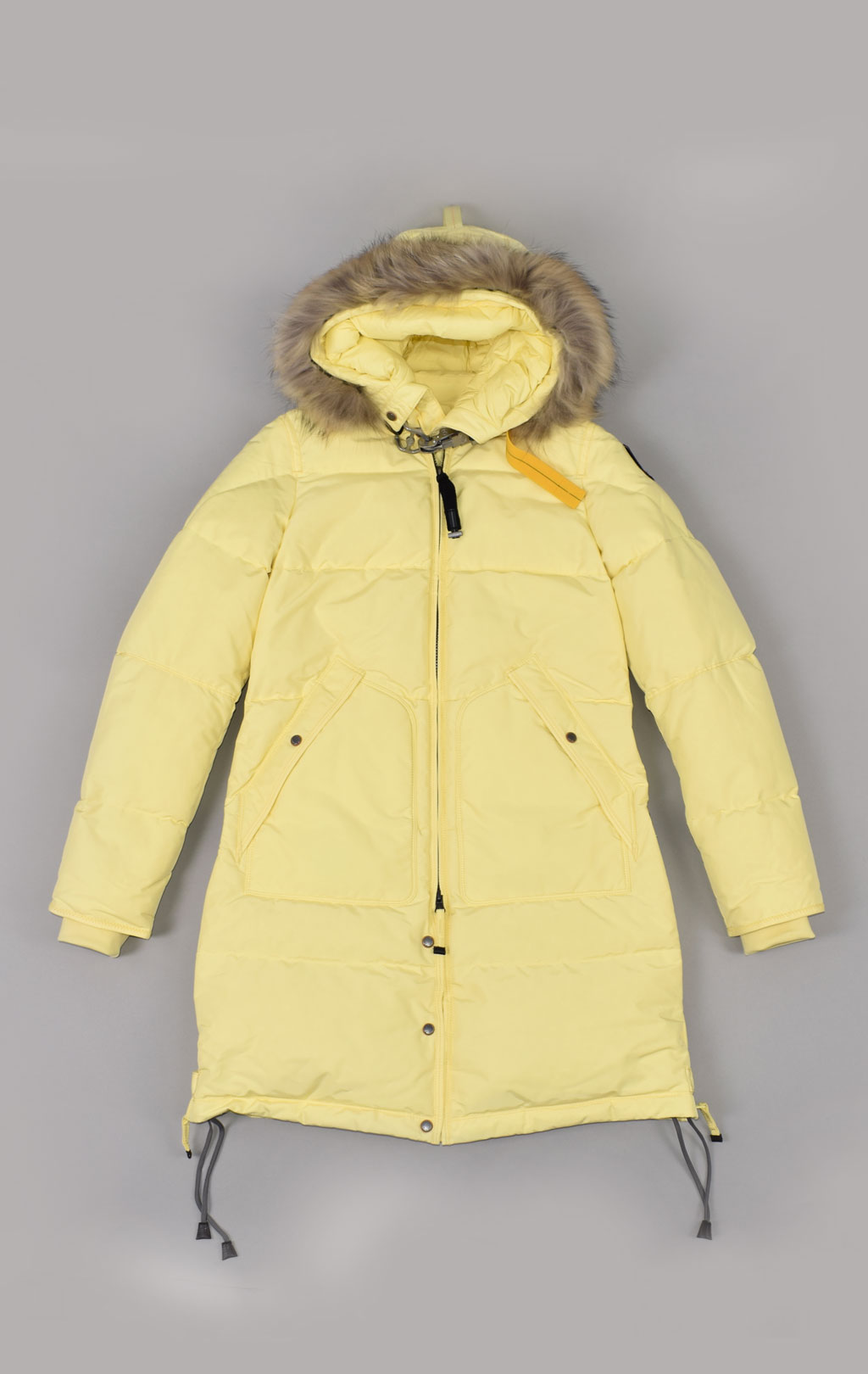 Женская куртка-пуховик PARAJUMPERS LONG BEAR FW 21/22 dusty yellow 