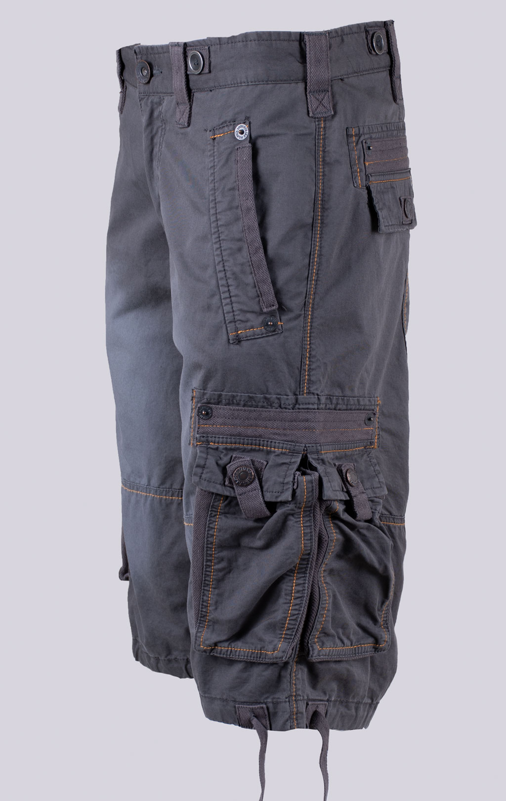 Шорты карго ALPHA INDUSTRIES TERMINAL grey black 