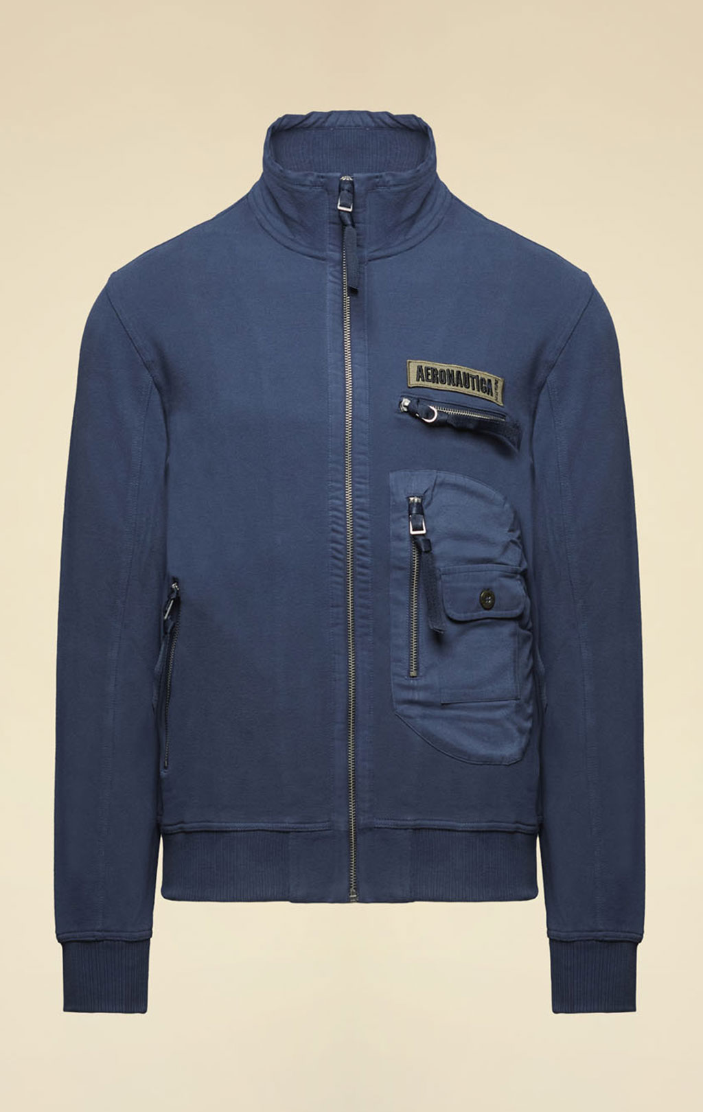 Олимпийка AERONAUTICA MILITARE FW 25/26/TR blue navy (FE 2069) 