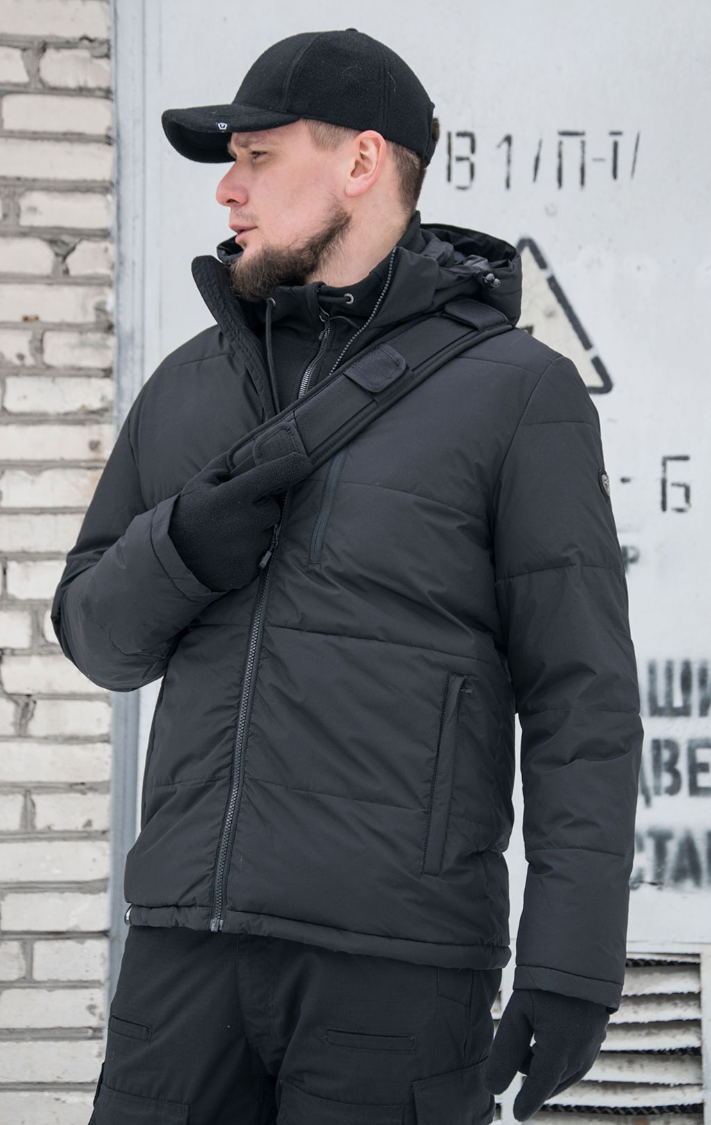 Куртка Pentagon TAURUS утеплённая с капюшоном black 08050 