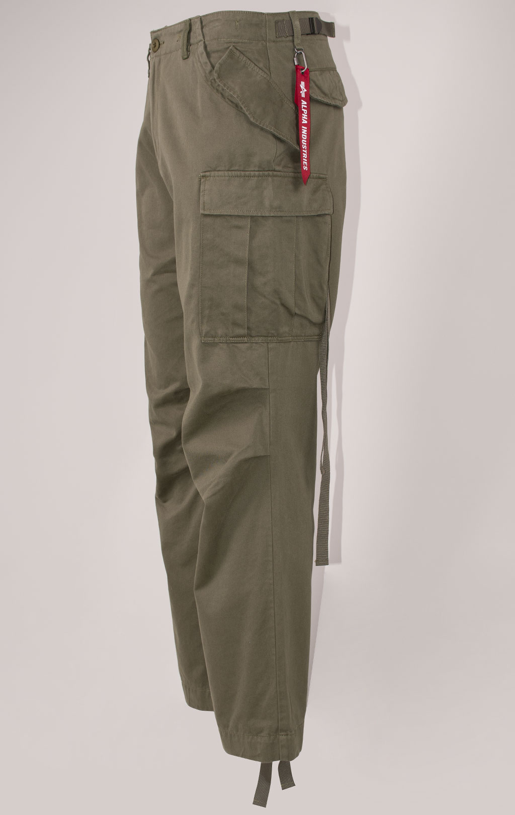 Брюки-карго парашюты ALPHA INDUSTRIES M-65 PANT плотные SS 25 m OG-107 green 