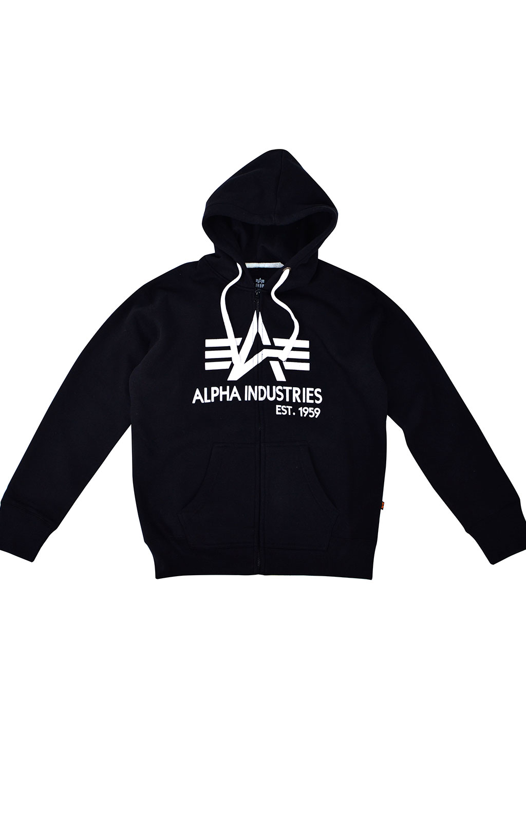 Толстовка ALPHA INDUSTRIES BIG A CLASSIC ZIP HOODY black 