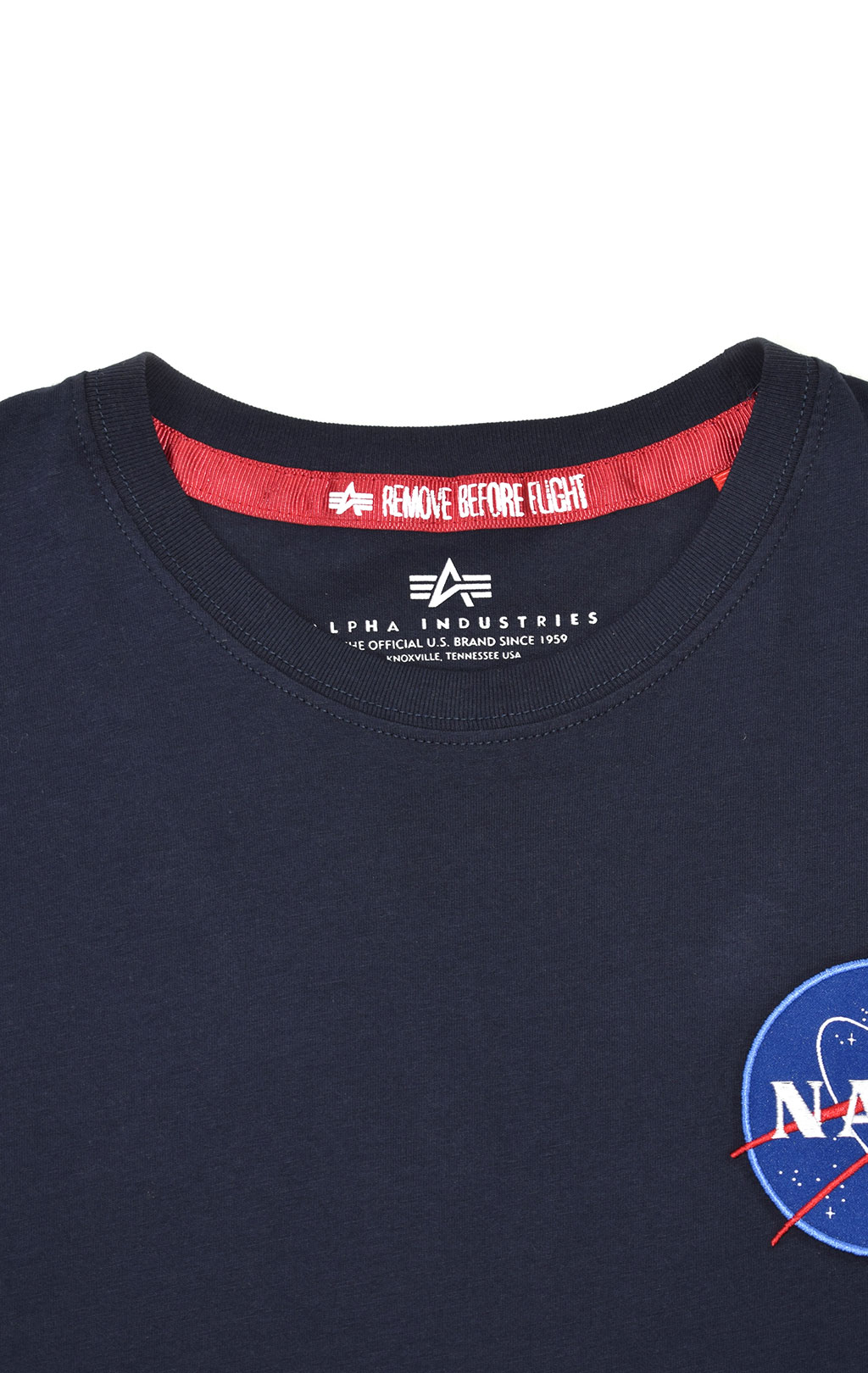 Футболка ALPHA INDUSTRIES NASA SPACE SHUTTLE T rep. blue 