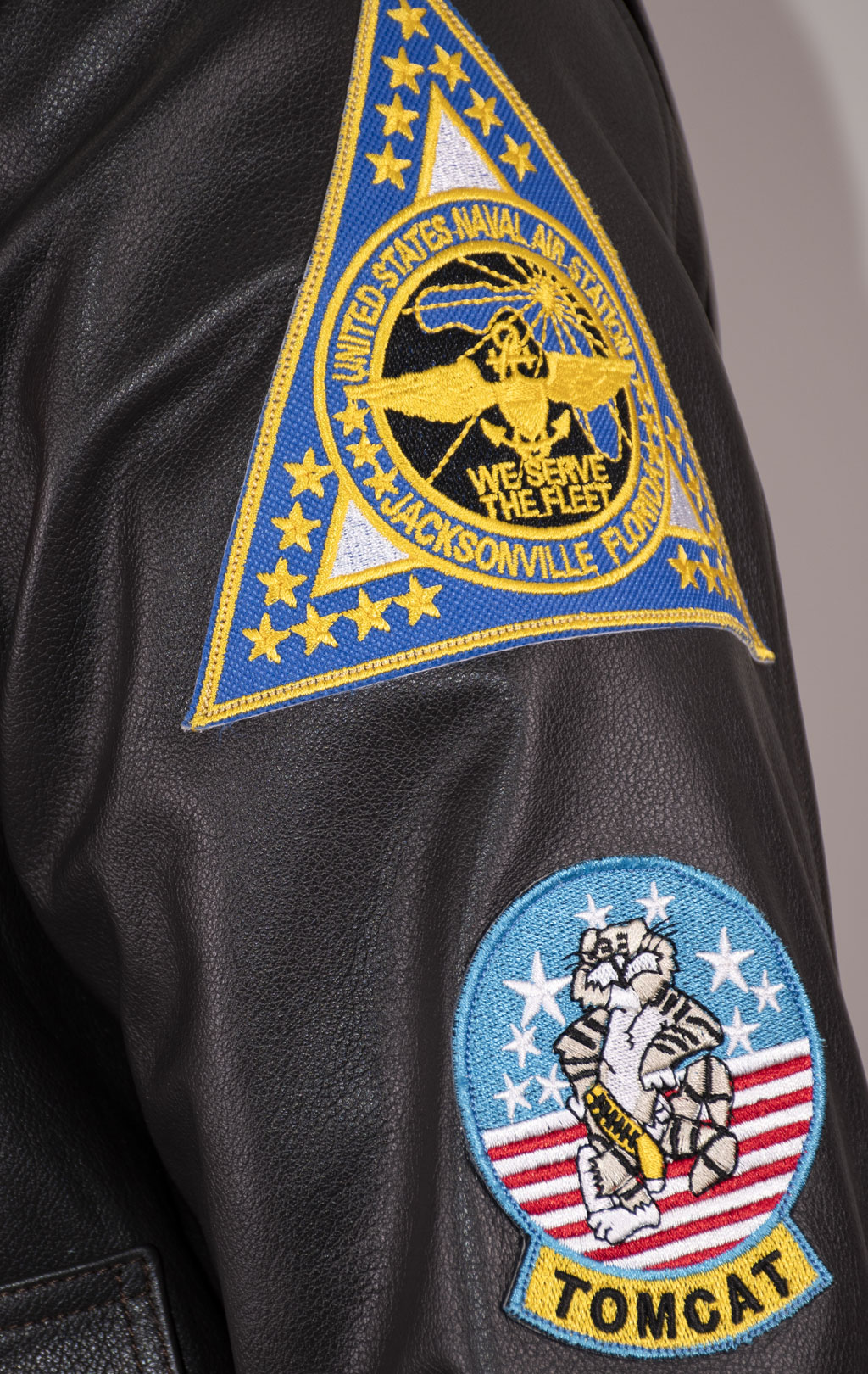 Куртка-бомбер KODZIC AMERICAN TOP GUN кожа brown (1317) 