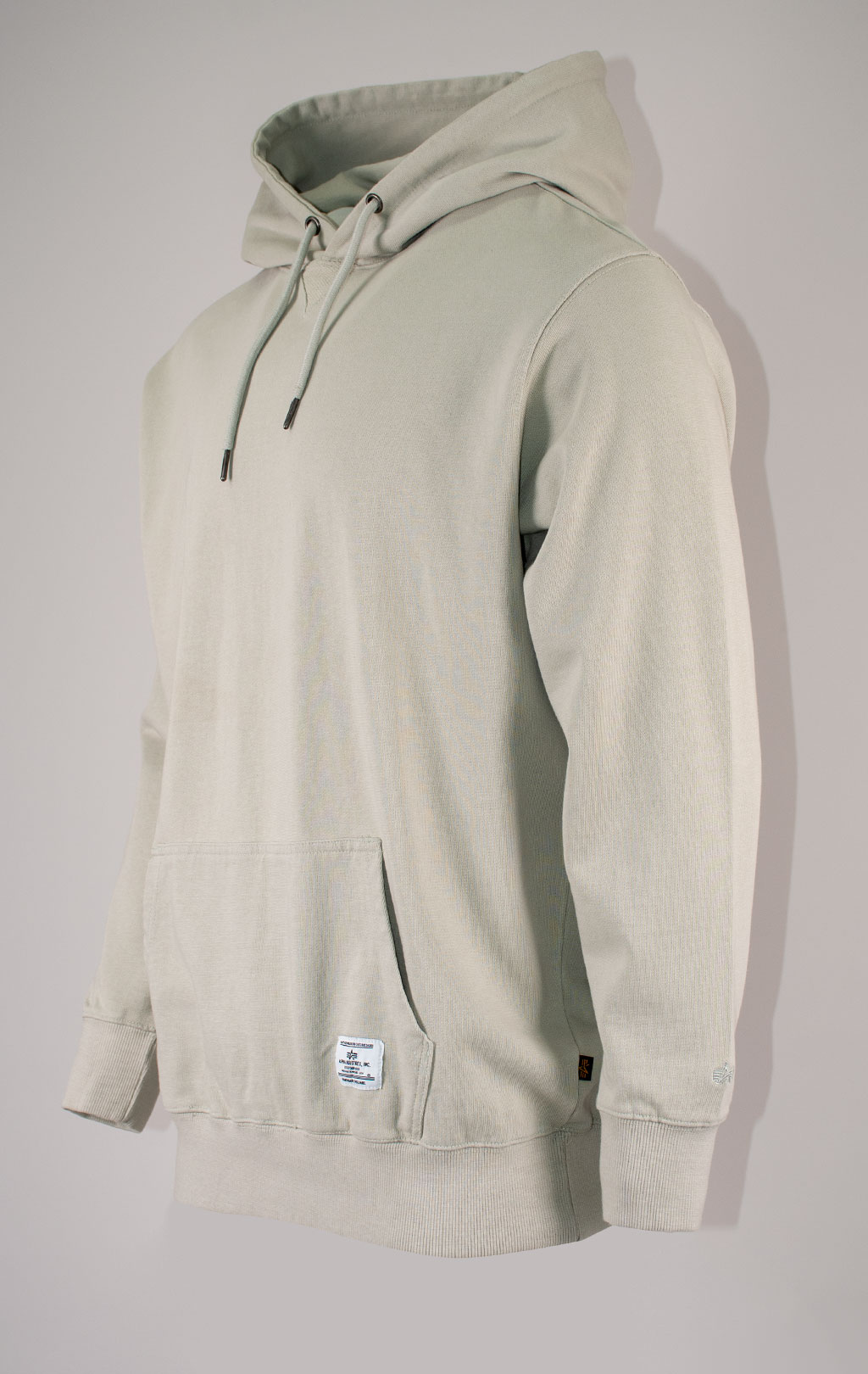 Толстовка ALPHA INDUSTRIES ESSENTIAL FRENCH TERRY HOODIE GEN-II SS 25 m light gray 