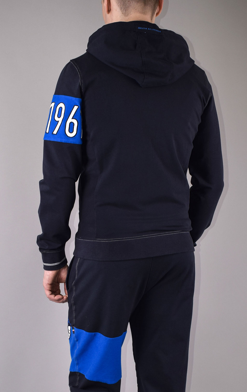 Толстовка с капюшоном AERONAUTICA MILITARE SS 20/TR blue navy (FE 1463) 