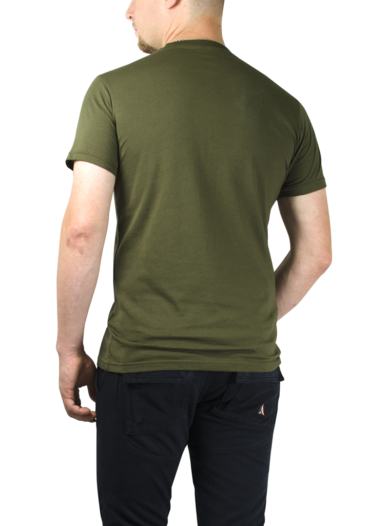 Футболка ALPHA INDUSTRIES 3D T dark green 