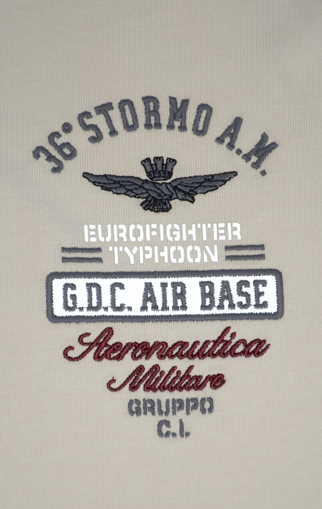 Футболка AERONAUTICA MILITARE FW 24/25/TR white beige (TS 2326)