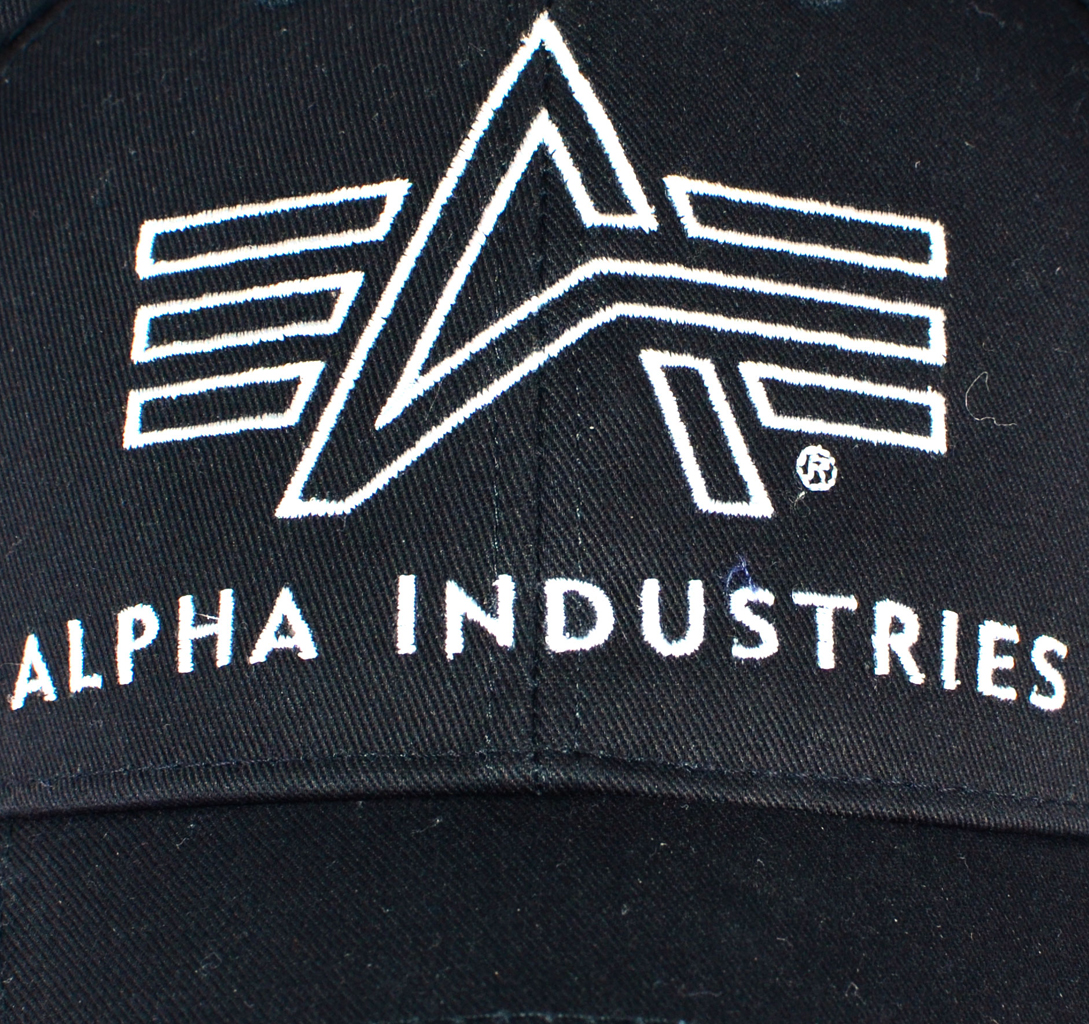 Бейсболка ALPHA INDUSTRIES LOGO CAP black 