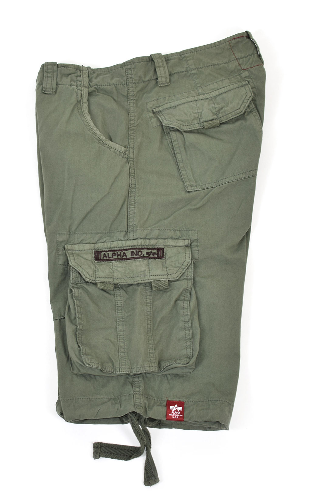 Шорты ALPHA INDUSTRIES JET big size vintage green 