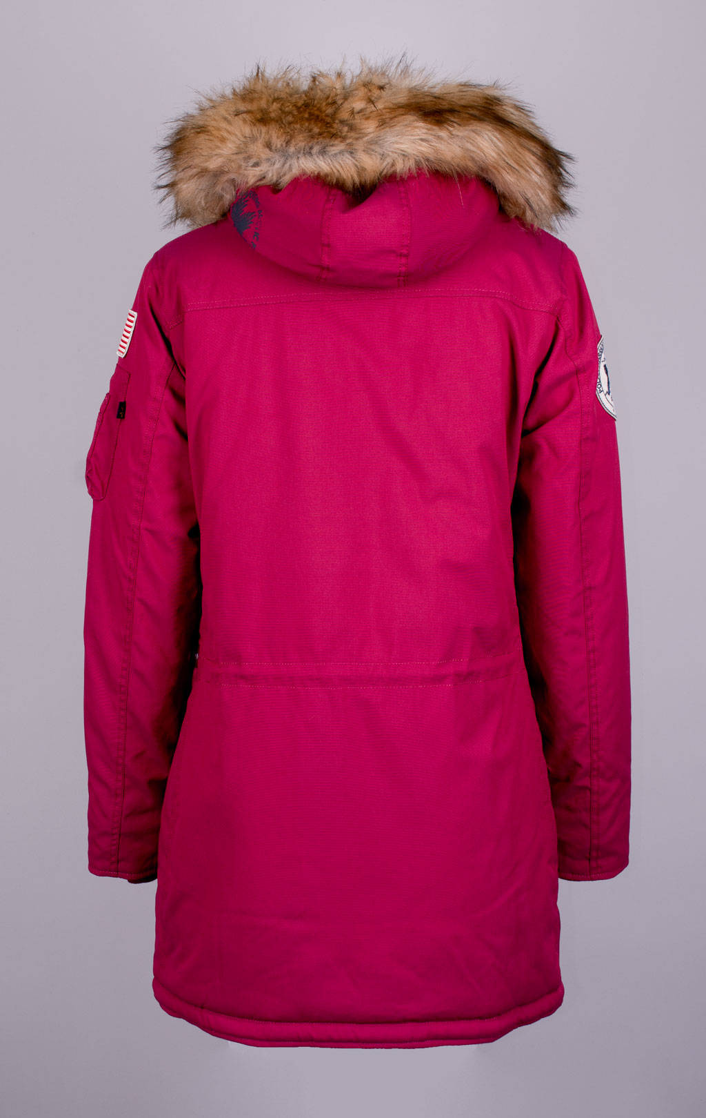 Женская аляска ALPHA INDUSTRIES POLAR major red 