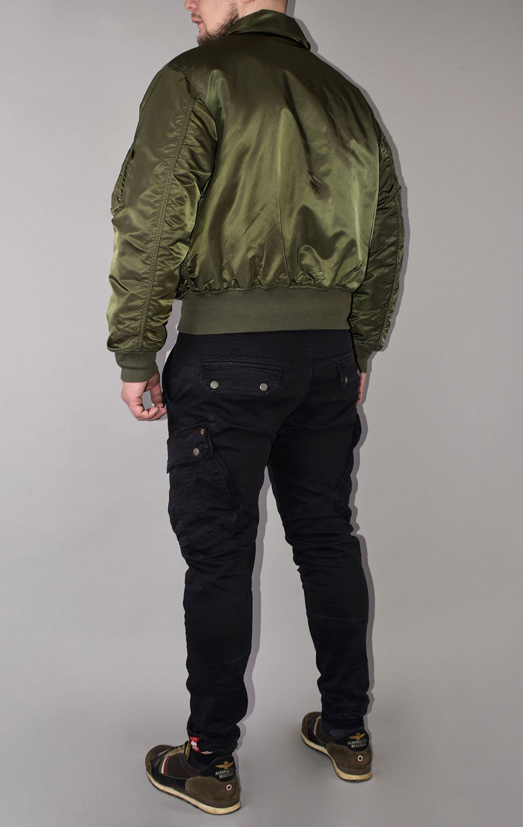 Куртка летная ALPHA INDUSTRIES CWU-45 dark olive 