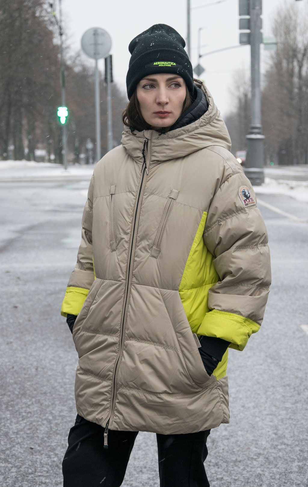 Женская куртка-пуховик PARAJUMPERS SERENITY FW 22/23 tapioca-citronelle 