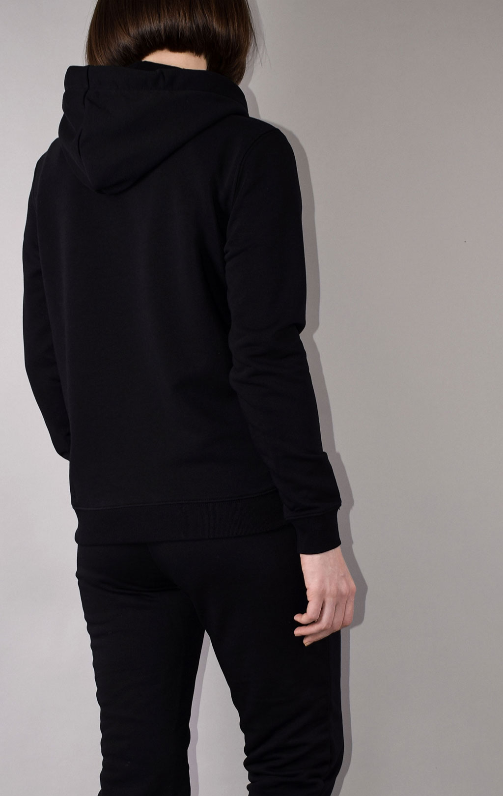 Женская толстовка ALPHA INDUSTRIES NEW BASIC HOODY black 