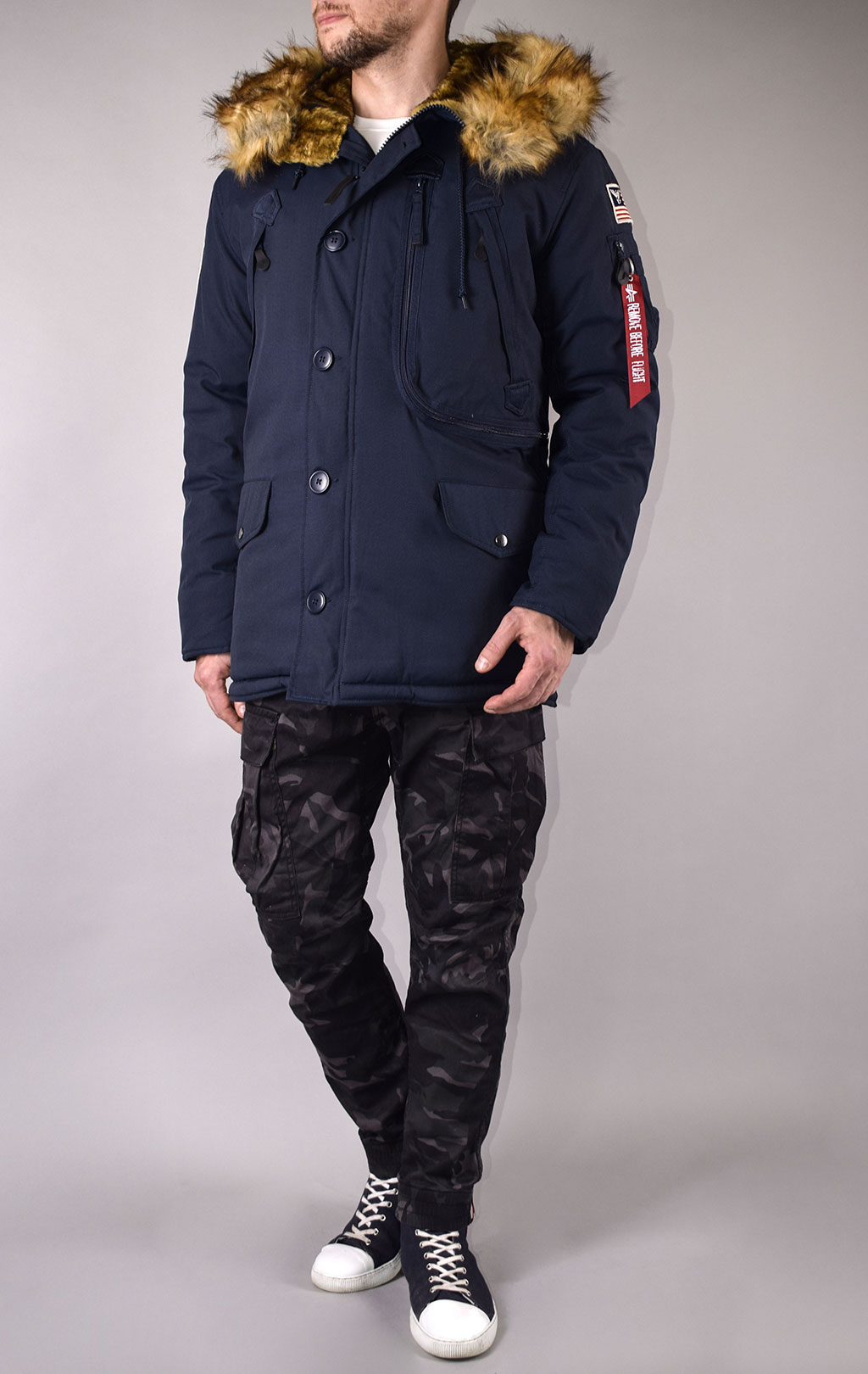 Аляска ALPHA INDUSTRIES POLAR rep. blue 