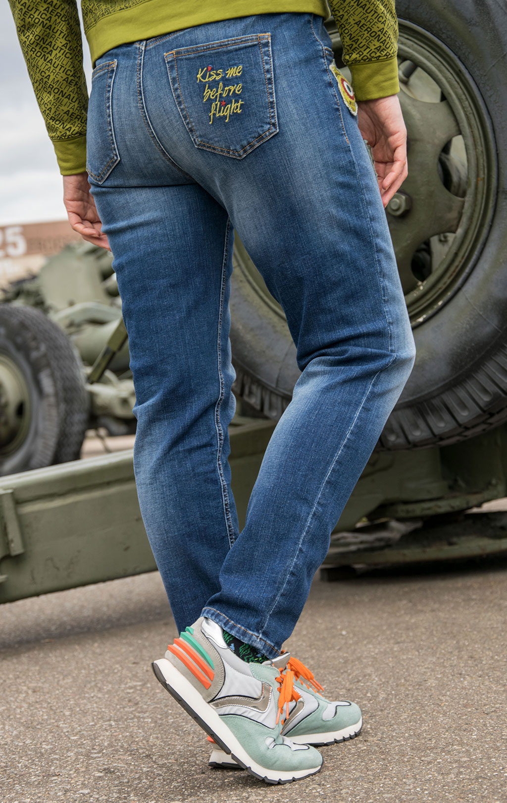 Jeans militare shop