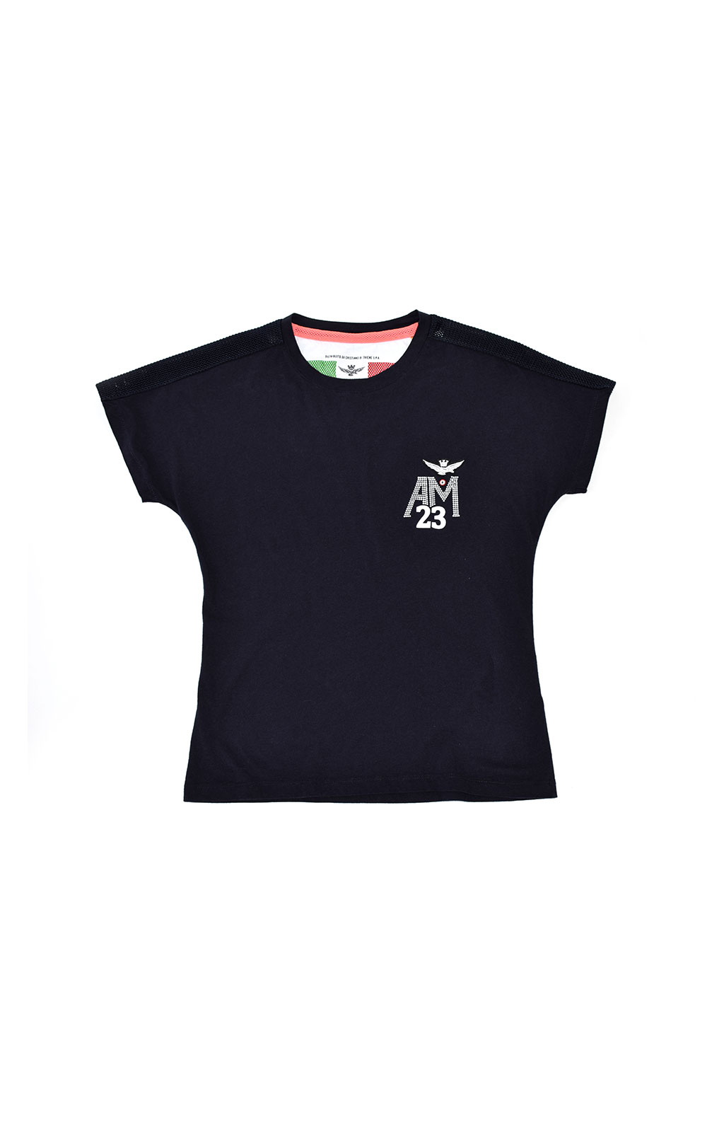 Женская футболка AERONAUTICA MILITARE SS 21/TR blue navy (TS 1872)