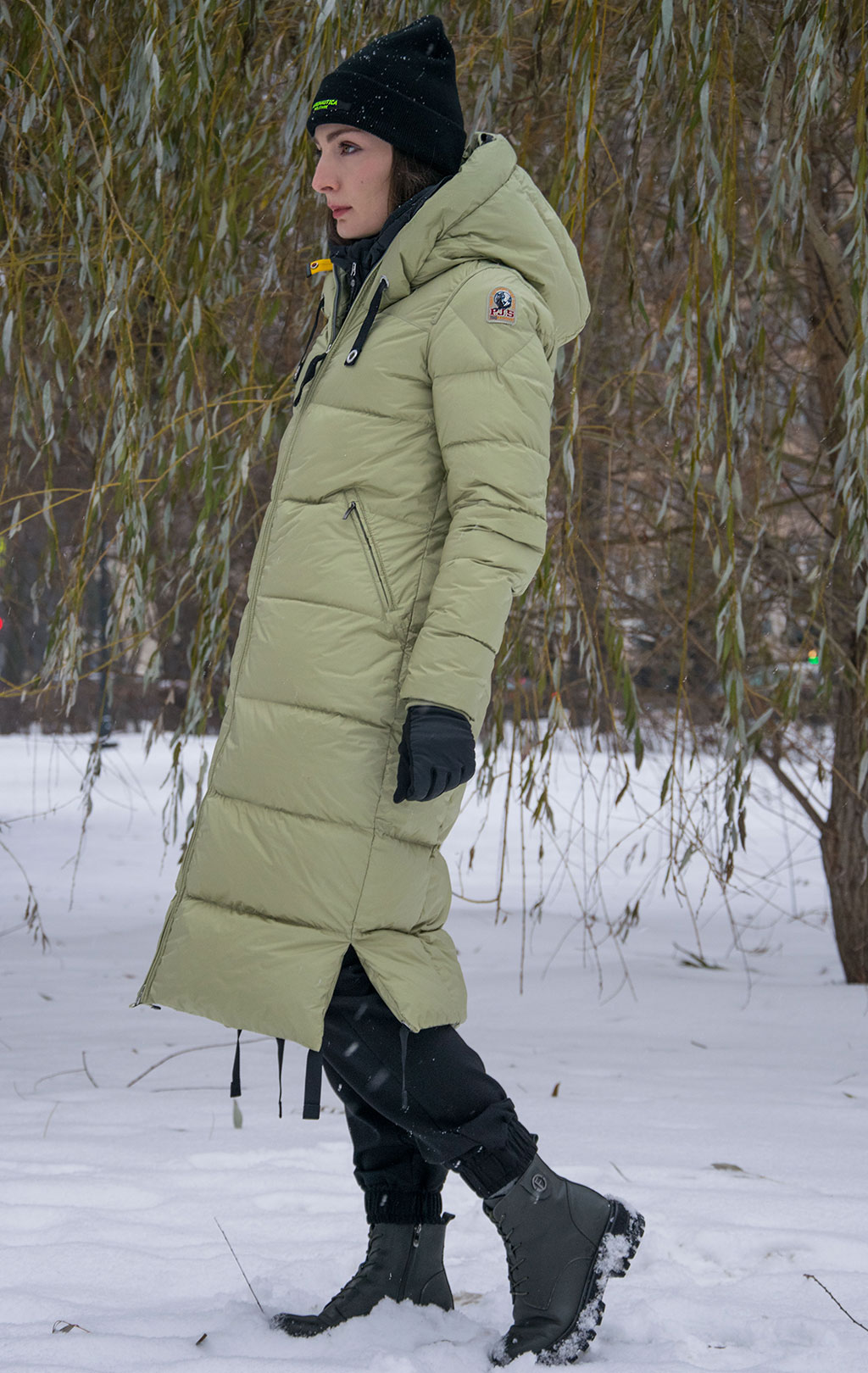 Женское пальто пуховое PARAJUMPERS PANDA FW 22/23 tisane 