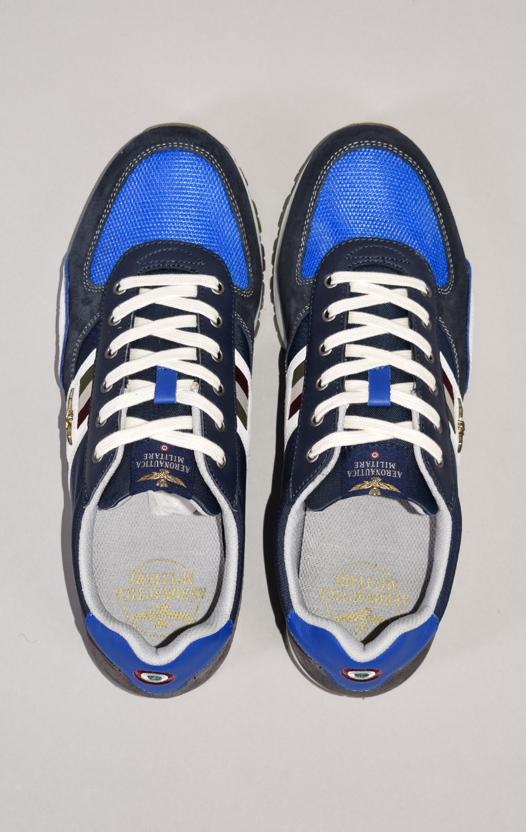Кроссовки AERONAUTICA MILITARE SS 22 m/PT azurro/blue chiaro/grigio scuro (SC 190)
