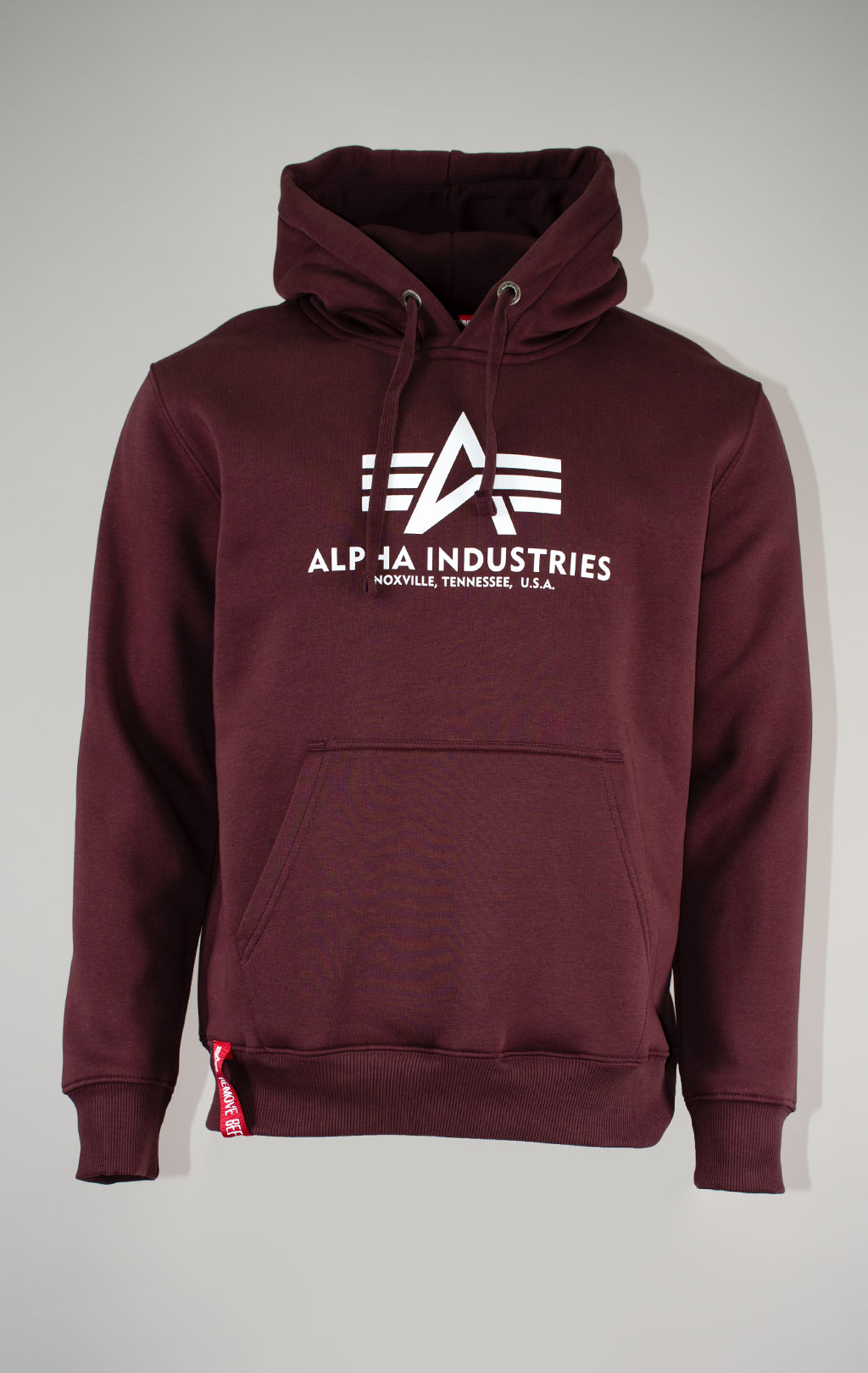 Толстовка ALPHA INDUSTRIES BASIC HOODY deep maroon 
