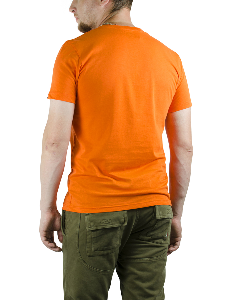 Футболка ALPHA INDUSTRIES BASIC T orange 