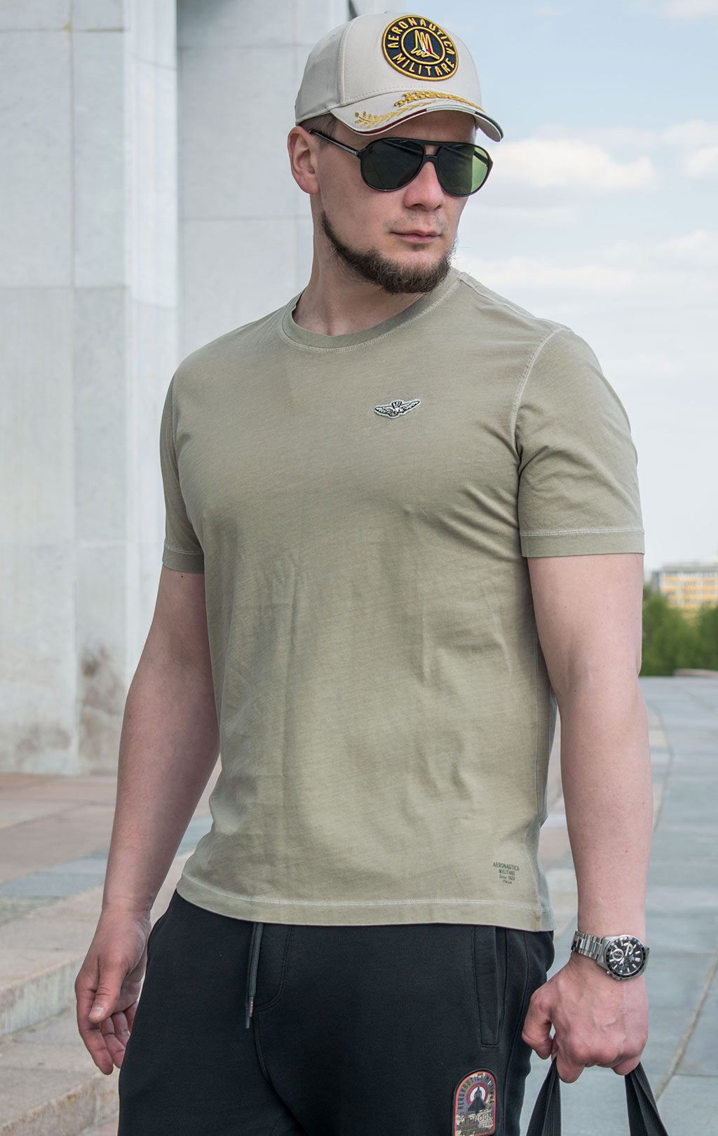 Футболка AERONAUTICA MILITARE SS 22/TR menta (TS 1937) 