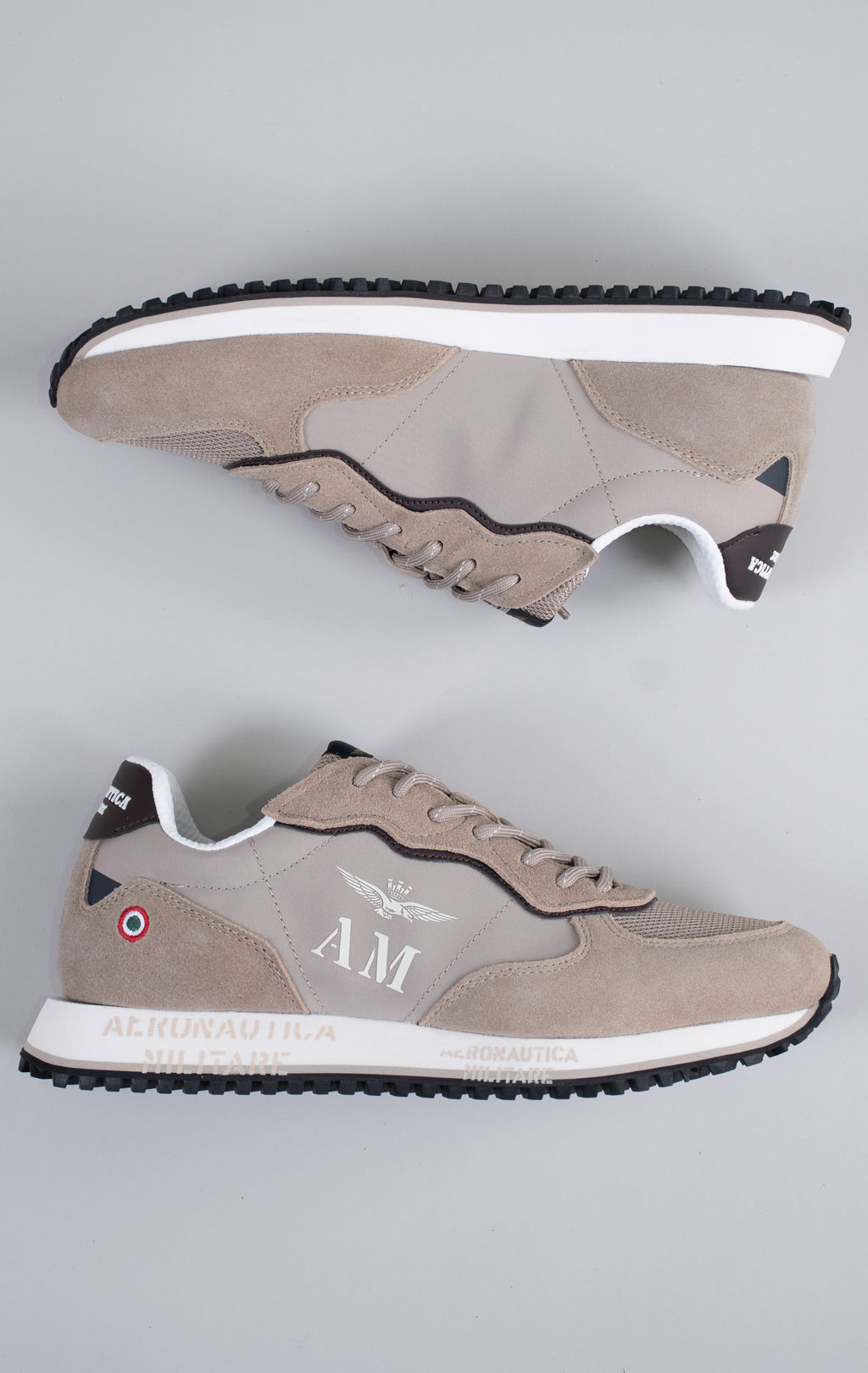 Кроссовки AERONAUTICA MILITARE (SC 0320) SS 26/CN taupe 