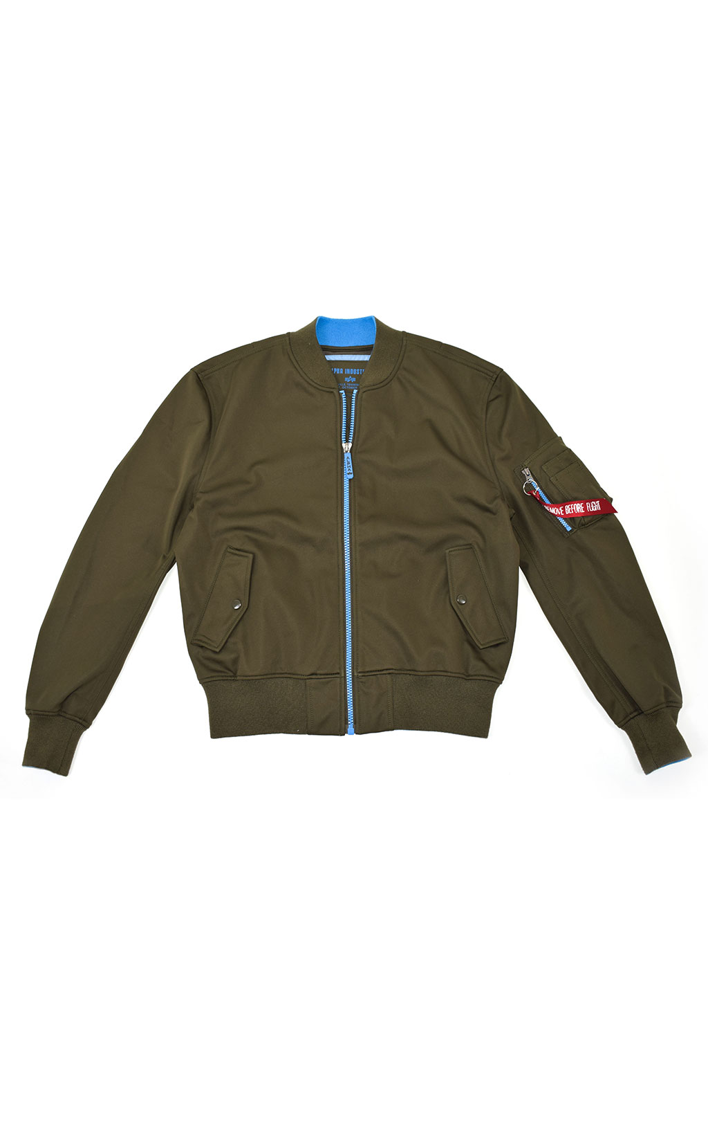 Ветровка ALPHA INDUSTRIES big size MA-1 Soft Shell olive 