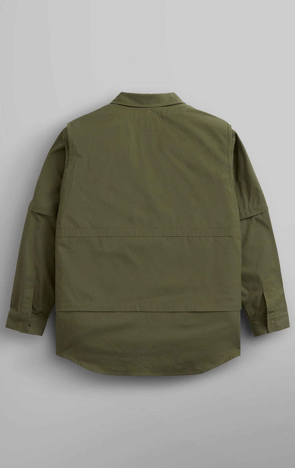 Ветровка трансформер ALPHA INDUSTRIES C-1 MOD SHIRT JACKET SS 24 m OG-107 green 