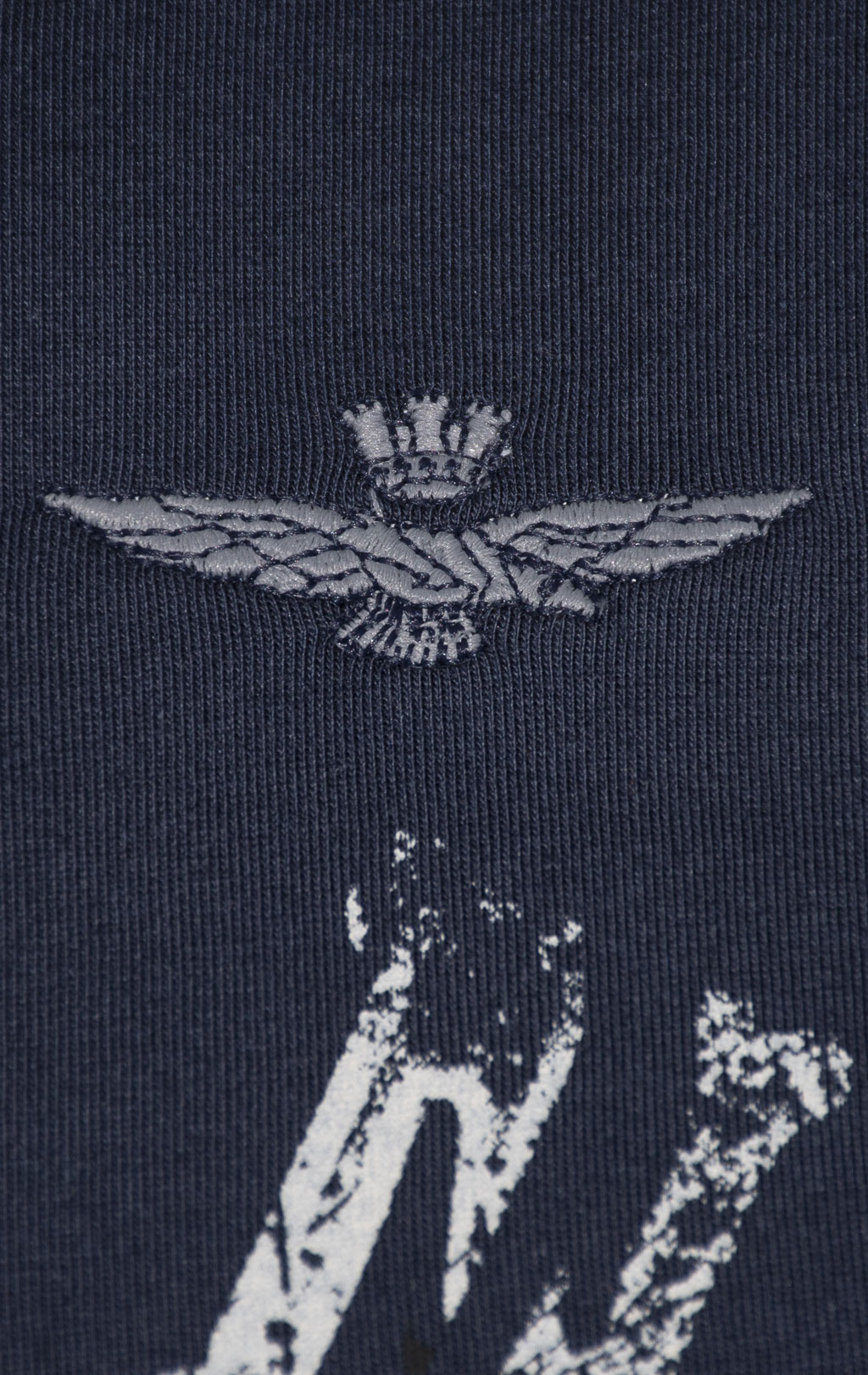 Футболка AERONAUTICA MILITARE SS 24/BD blue navy (TS 2214) 